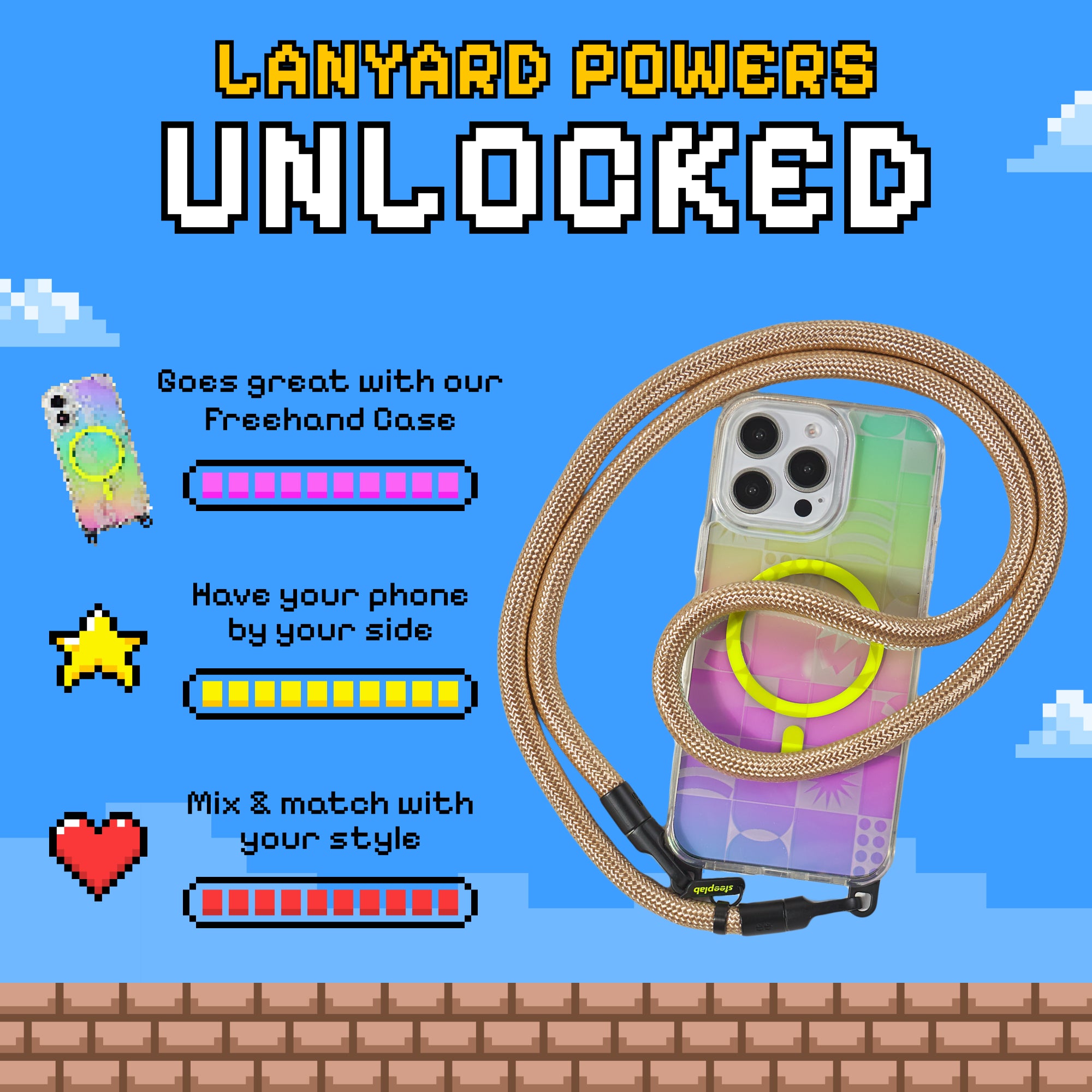 Freehand Cross-Body Lanyard - Go Hands-Free