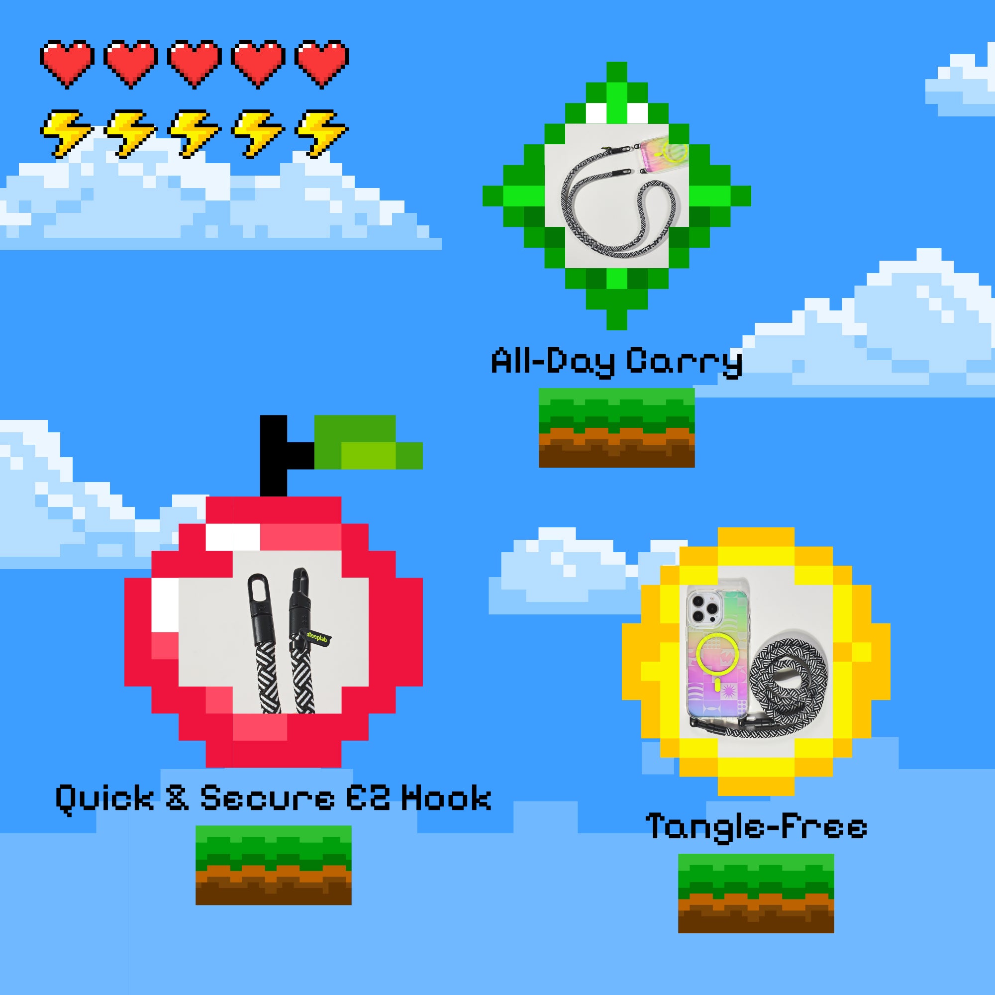 Freehand Cross-Body Lanyard - Go Hands-Free