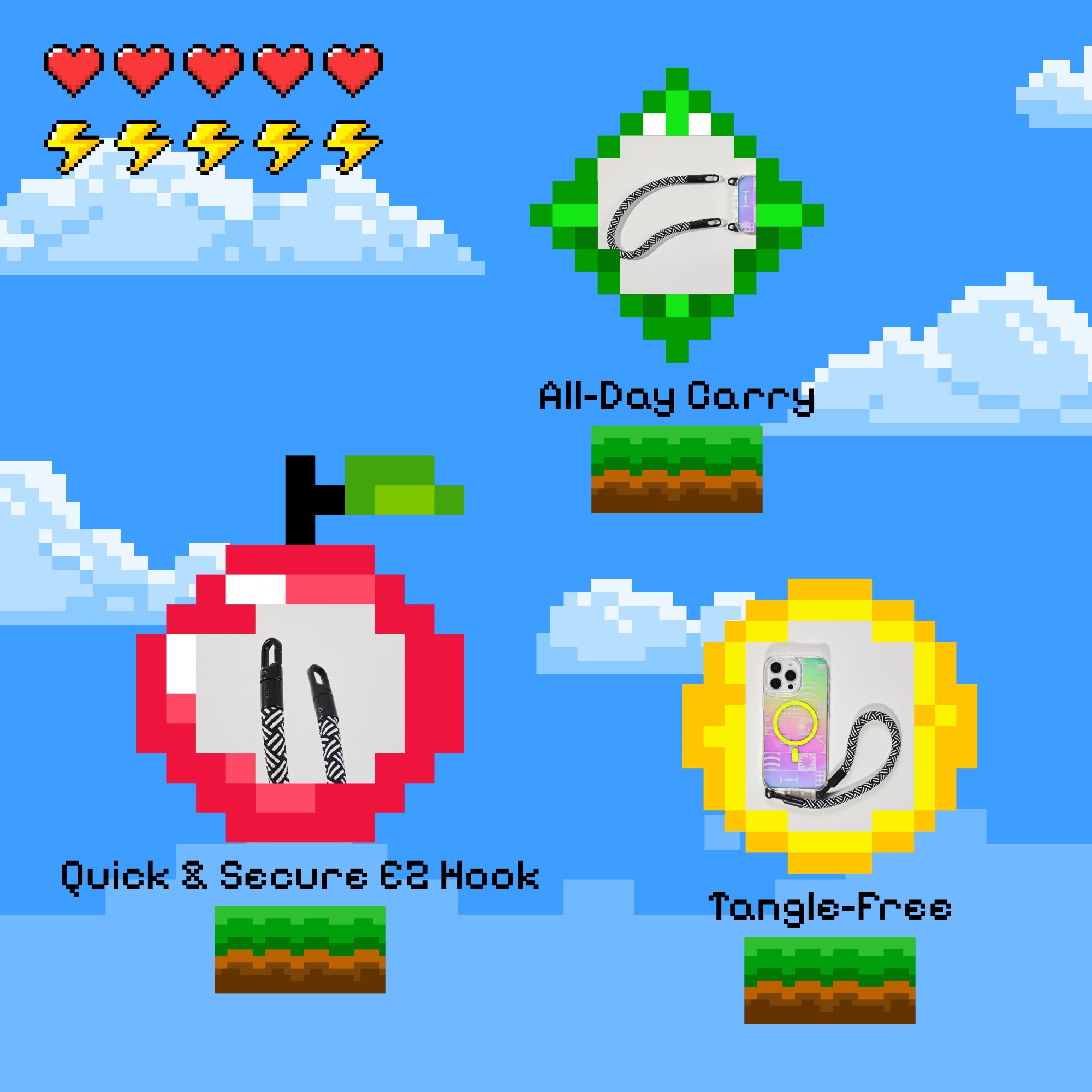 Freehand Wrist Lanyard - Secure Short Carry for Everyday Use