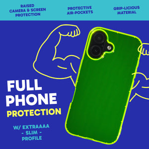 Highlighter Case for iPhone 16 Plus - Conspicuous Neon Yellow