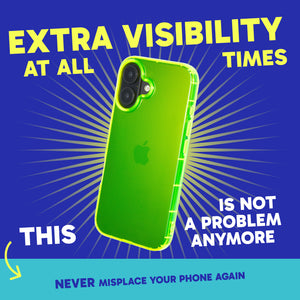 Highlighter Case for iPhone 16 Plus - Conspicuous Neon Yellow