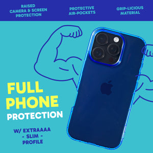 Highlighter Case for iPhone 16 Pro - Elevated Azure Blue