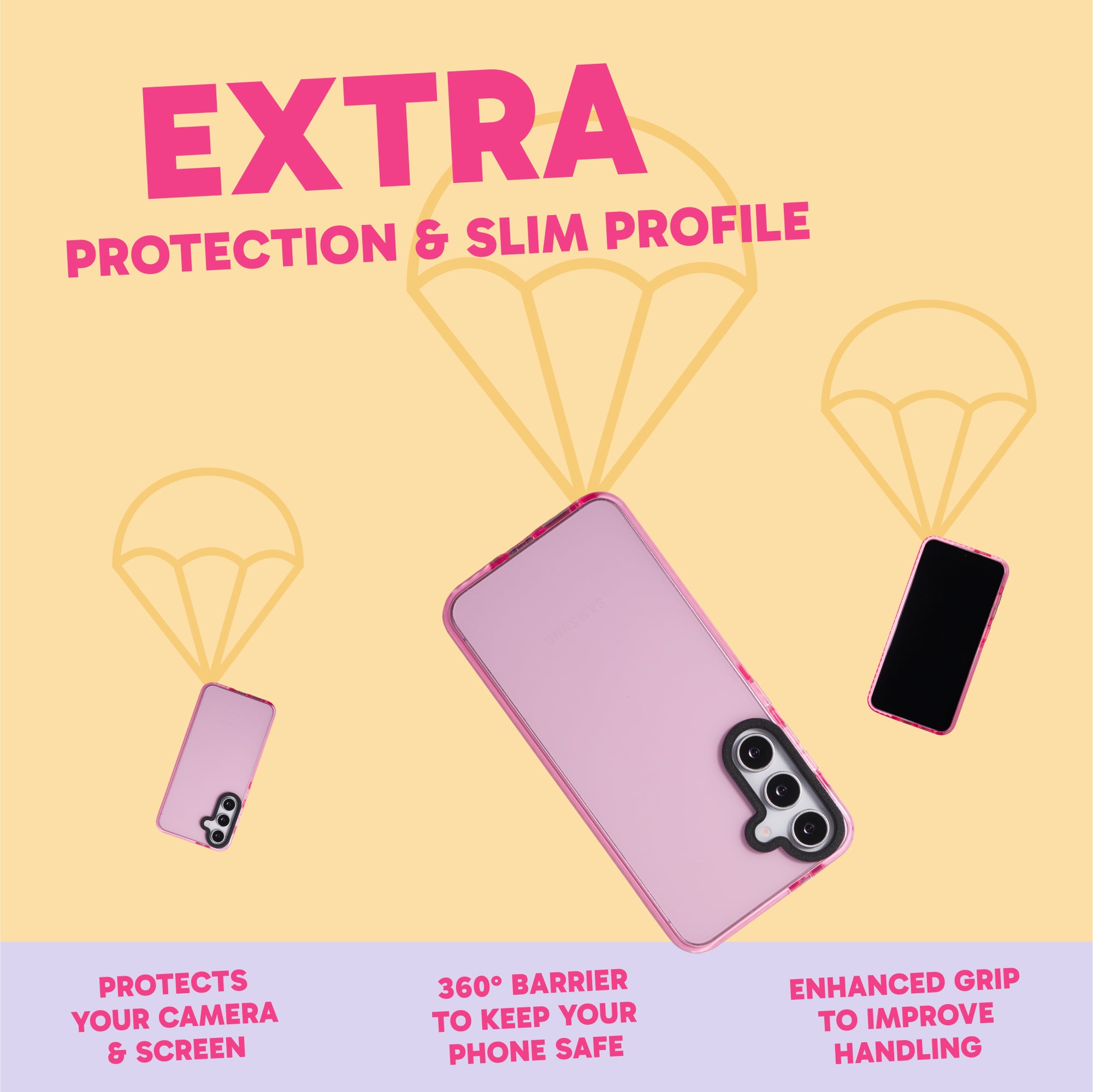 Barrier Case for Galaxy S25 - Subtle Pink Peach