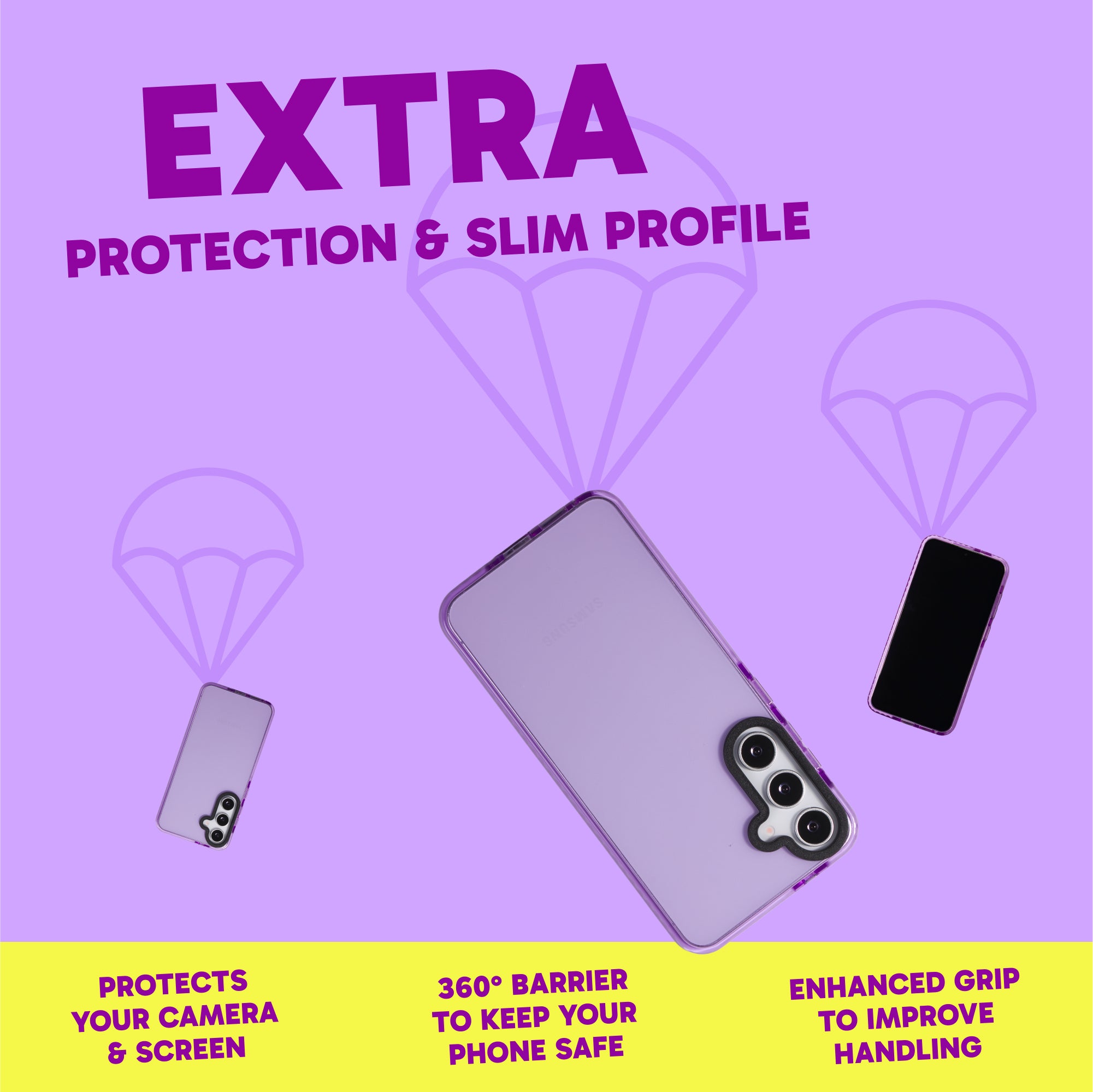 Barrier Case for Galaxy S25 Plus - Fresh Purple Lavender