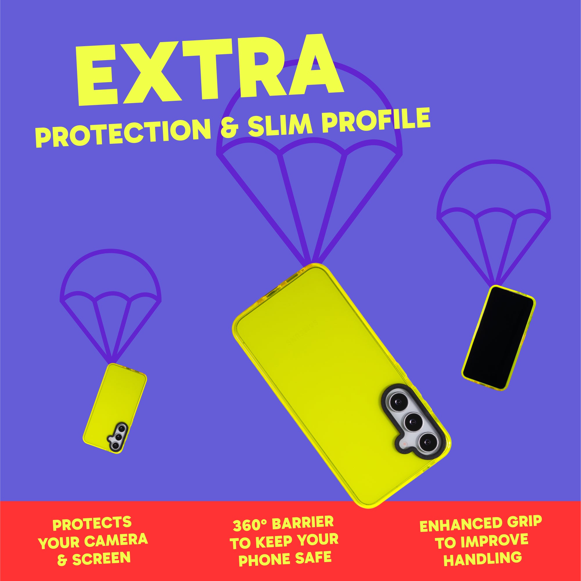 Barrier Case for Galaxy S25 Plus - Hi-Energy Neon Yellow