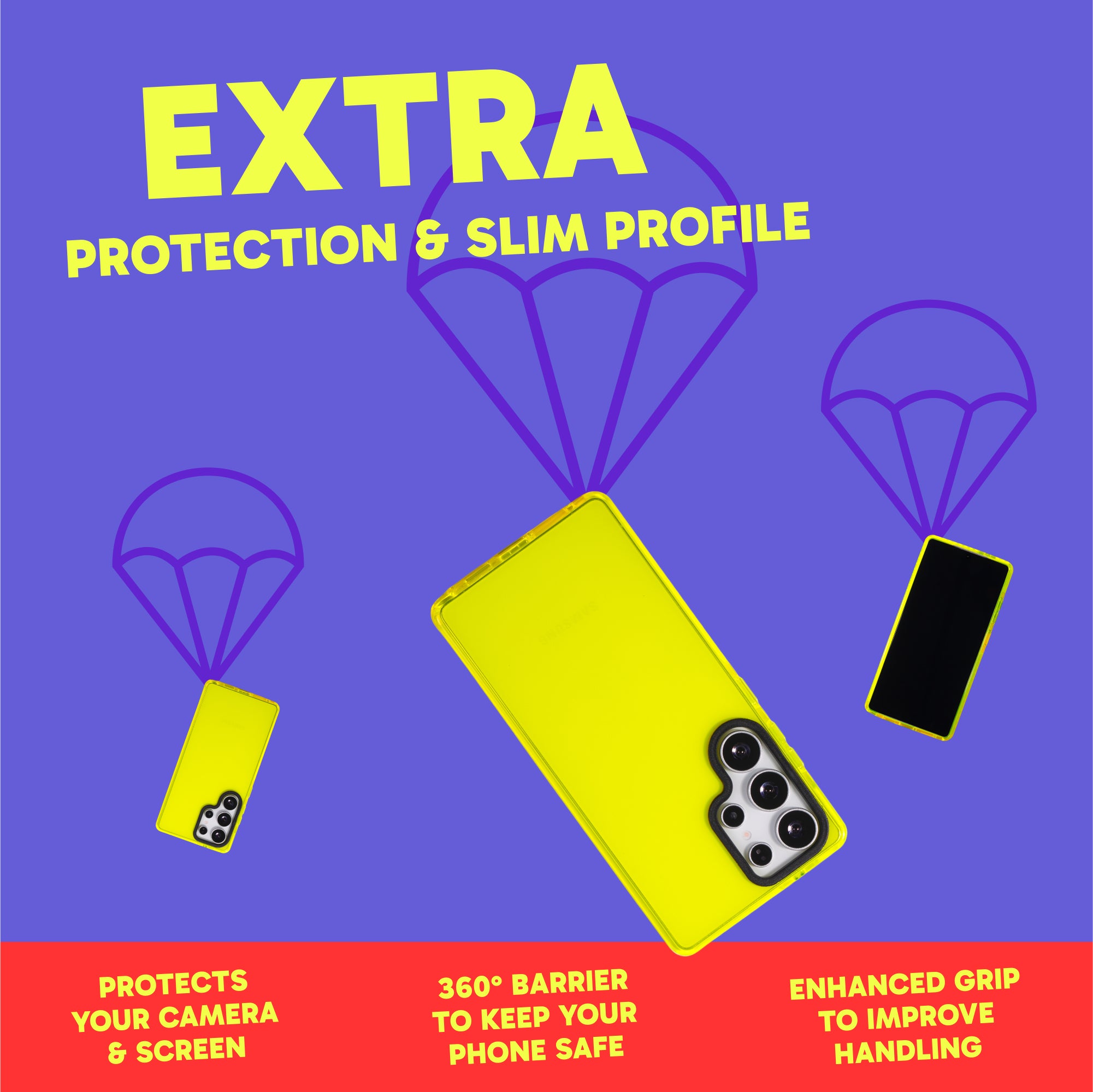 Barrier Case for Galaxy S25 Ultra - Hi-Energy Neon Yellow