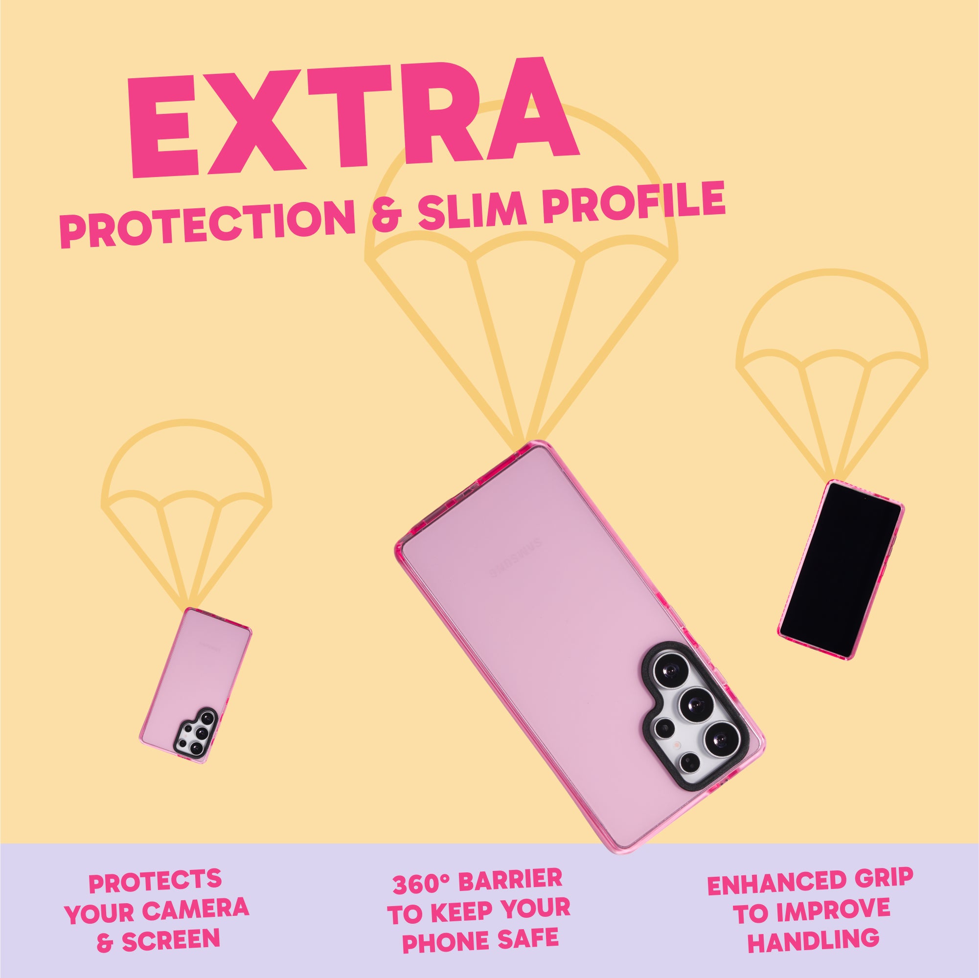 Barrier Case for Samsung - Subtle Pink Peach
