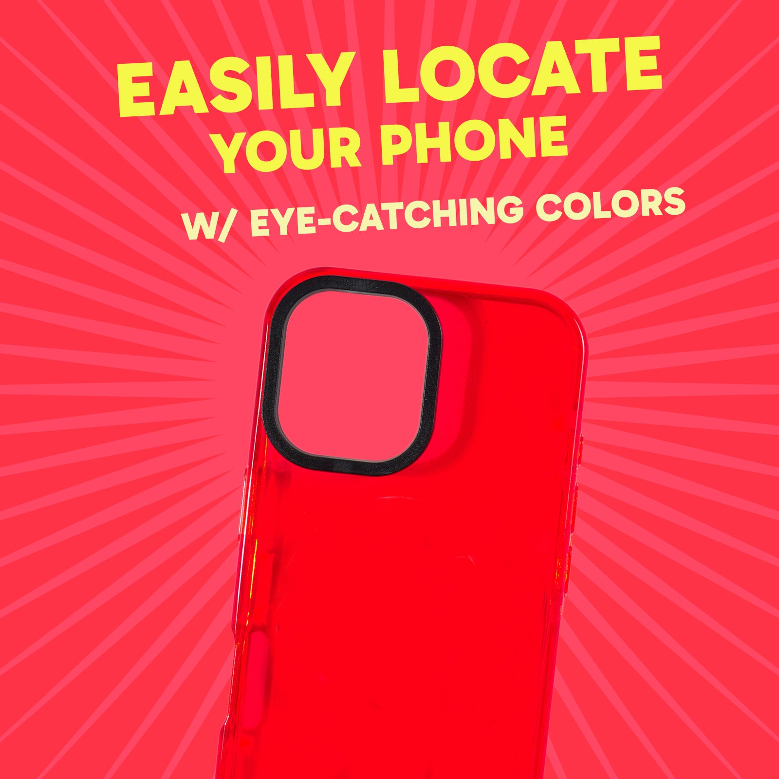 Barrier Case for iPhone 16 - Electric Red Strawberry
