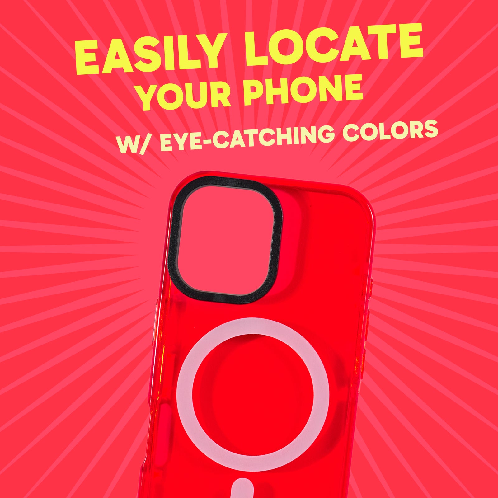 Barrier Case w/ MagSafe for iPhone 16 - Electric Red Strawberry