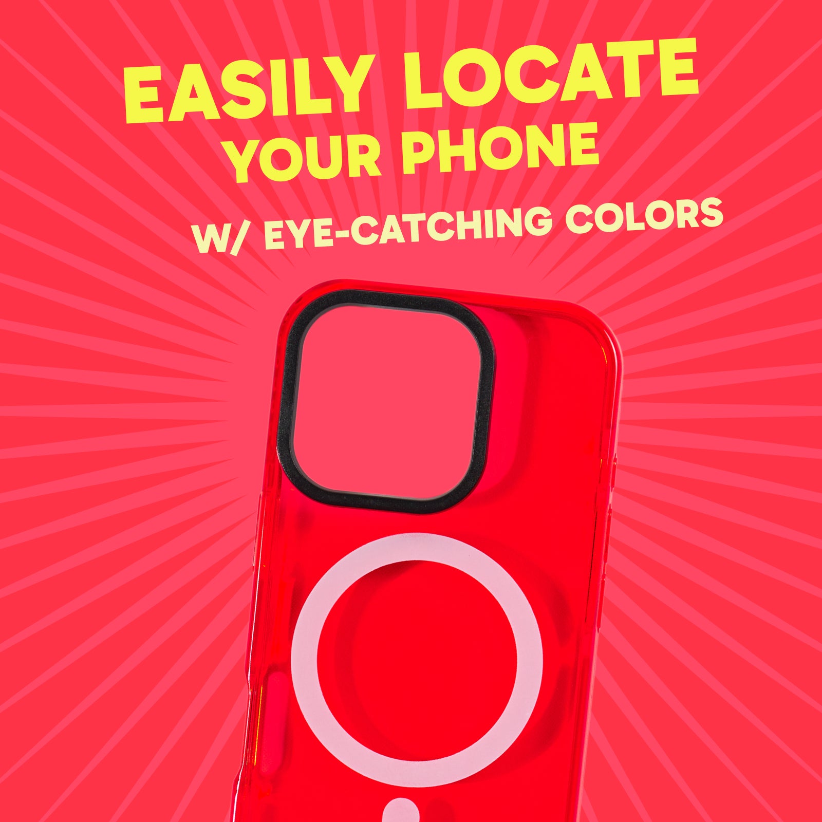 Barrier Case w/ MagSafe for iPhone 16 Pro Max - Electric Red Strawberry