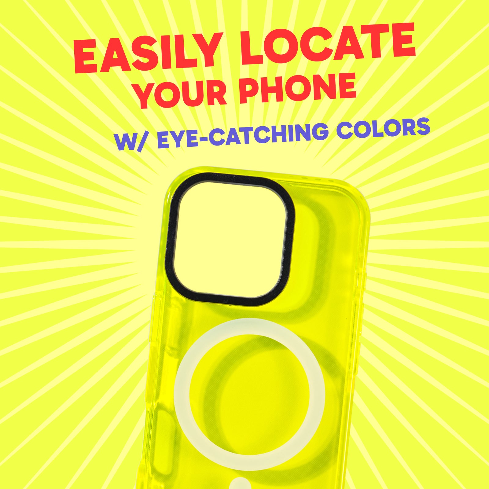 Barrier Case w/ MagSafe for iPhone 16 Pro Max - Hi-Energy Neon Yellow