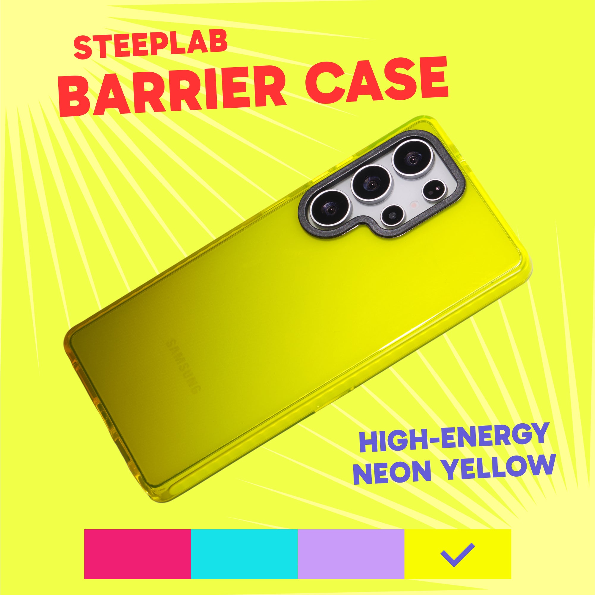 Barrier Case for Samsung - Hi-Energy Neon Yellow