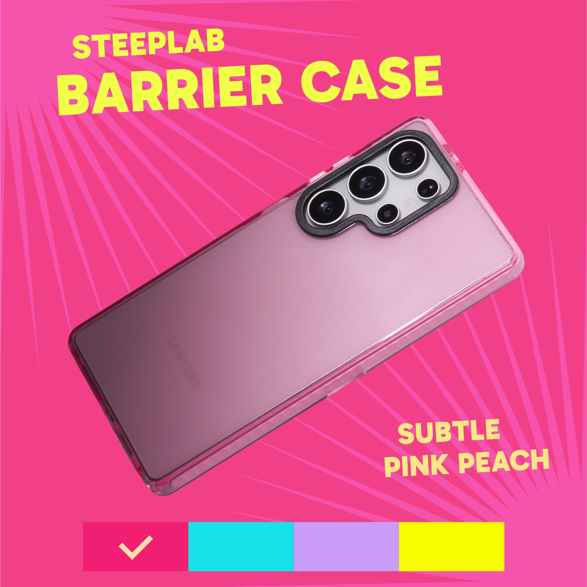 Barrier Case for Samsung - Subtle Pink Peach