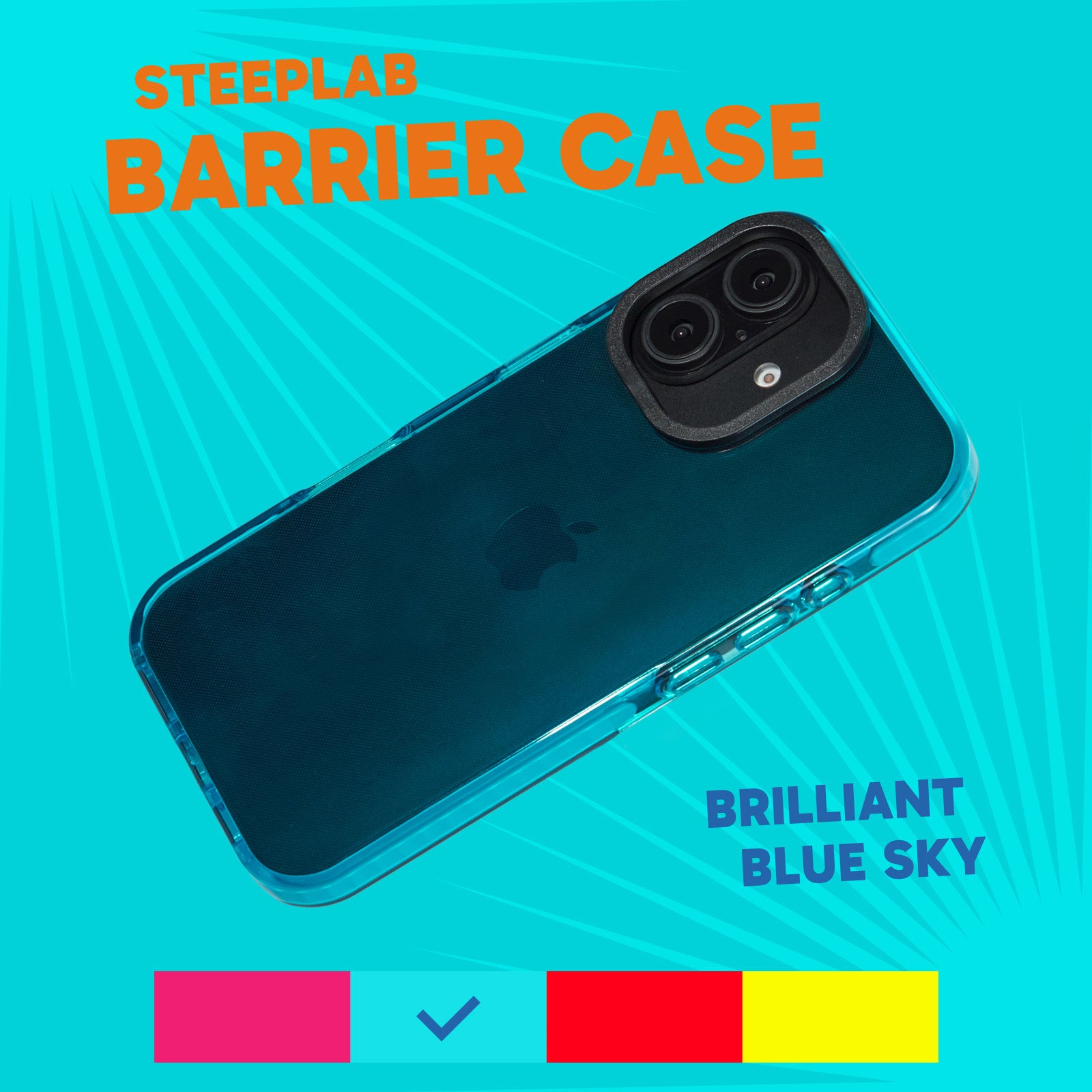 Barrier Case for iPhone 16 Plus - Brilliant Blue Sky