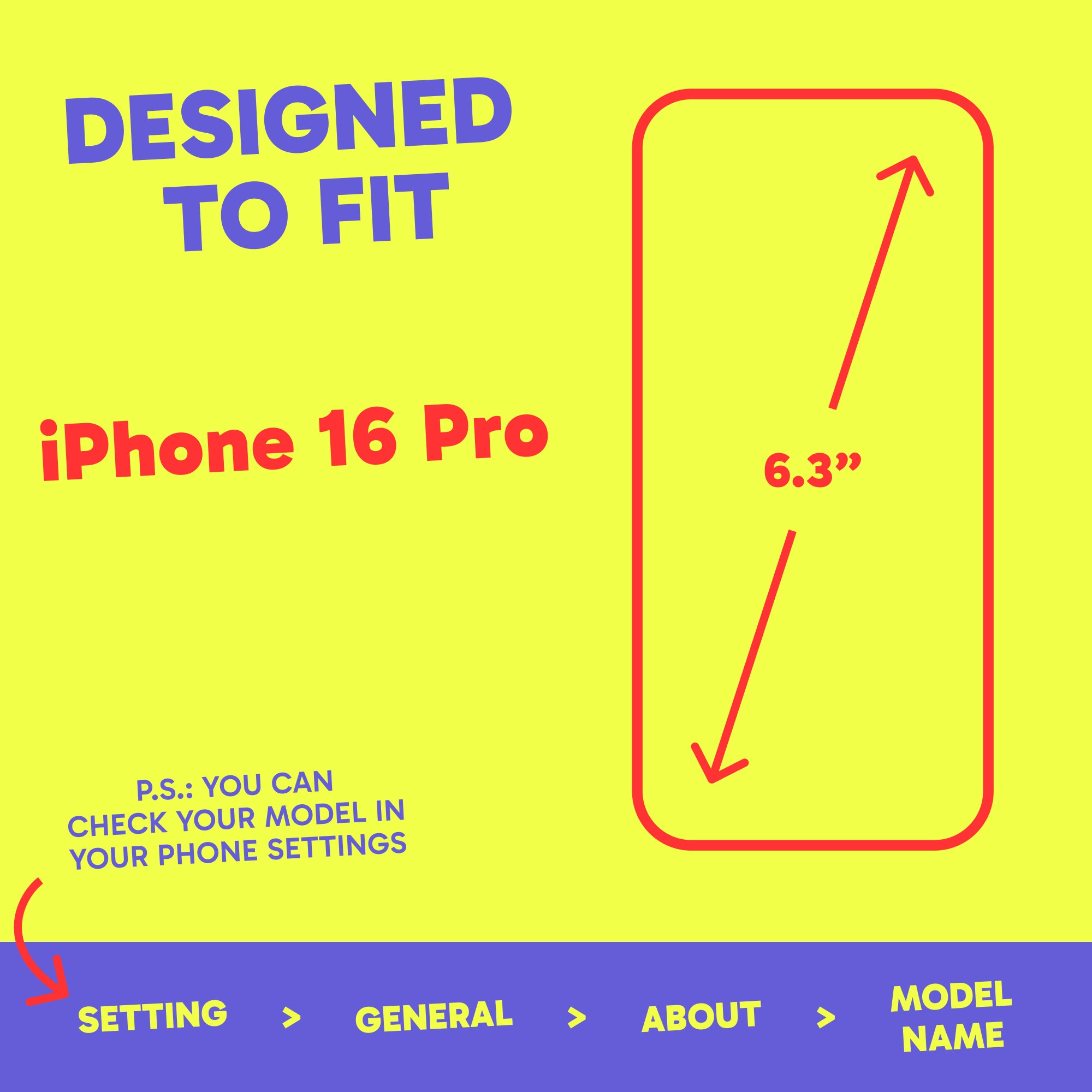 Barrier Case for iPhone 16 Pro - Hi-Energy Neon Yellow