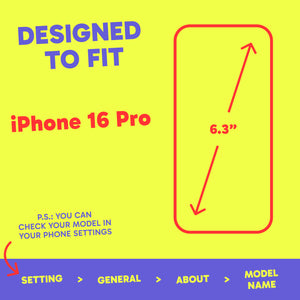 Barrier Case for iPhone 16 Pro - Hi-Energy Neon Yellow
