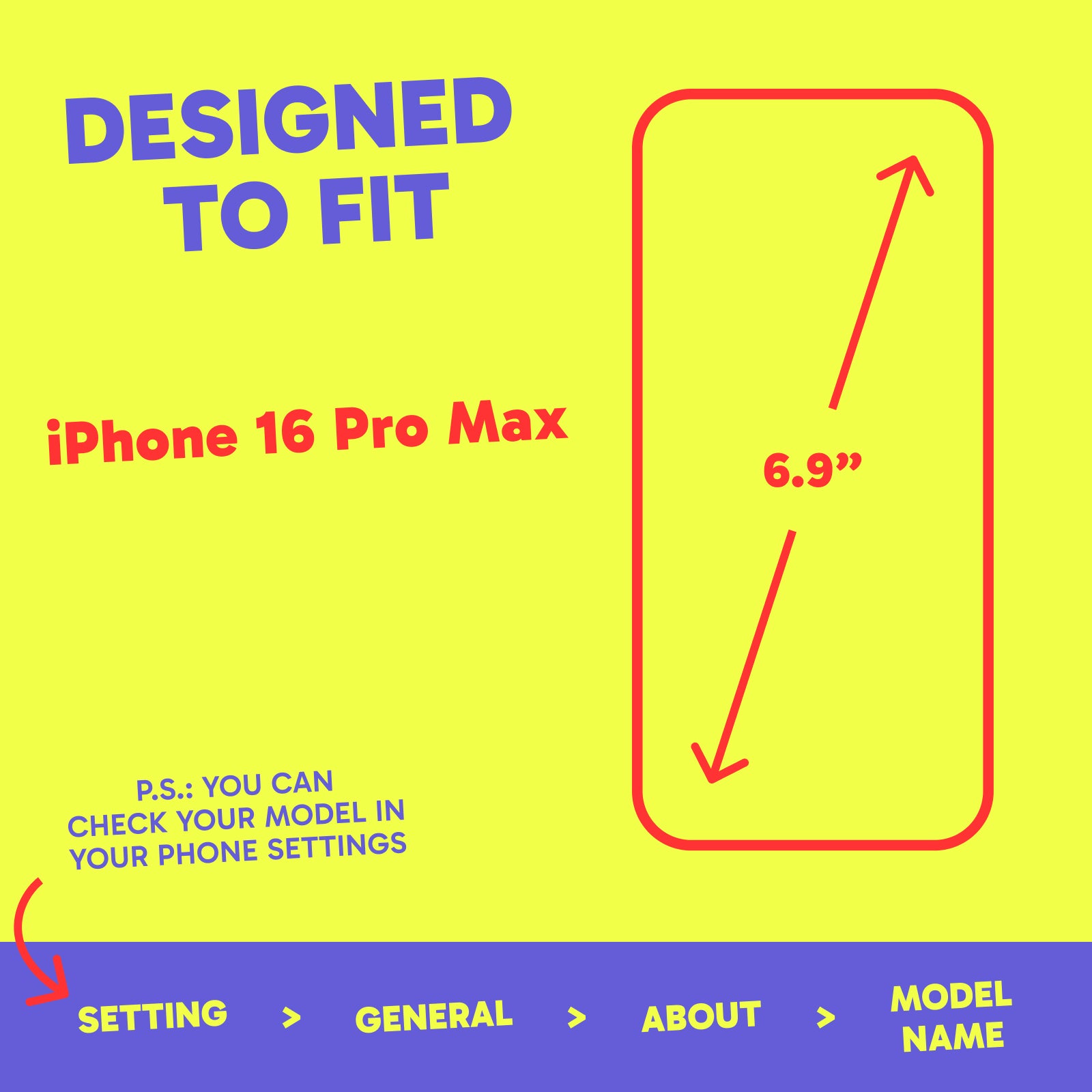 Barrier Case for iPhone 16 Pro Max - Hi-Energy Neon Yellow