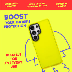 Barrier Case for Galaxy S25 Ultra - Hi-Energy Neon Yellow