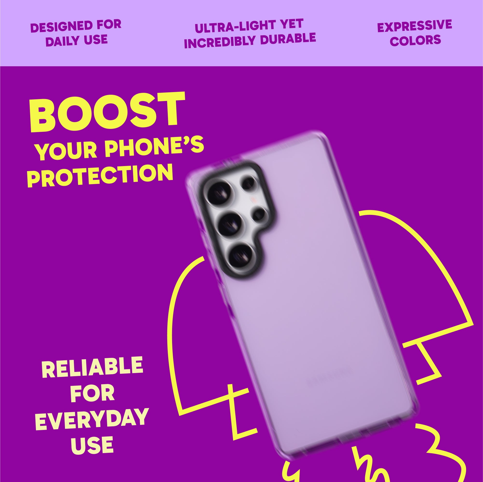 Barrier Case for Galaxy S25 Ultra - Fresh Purple Lavender