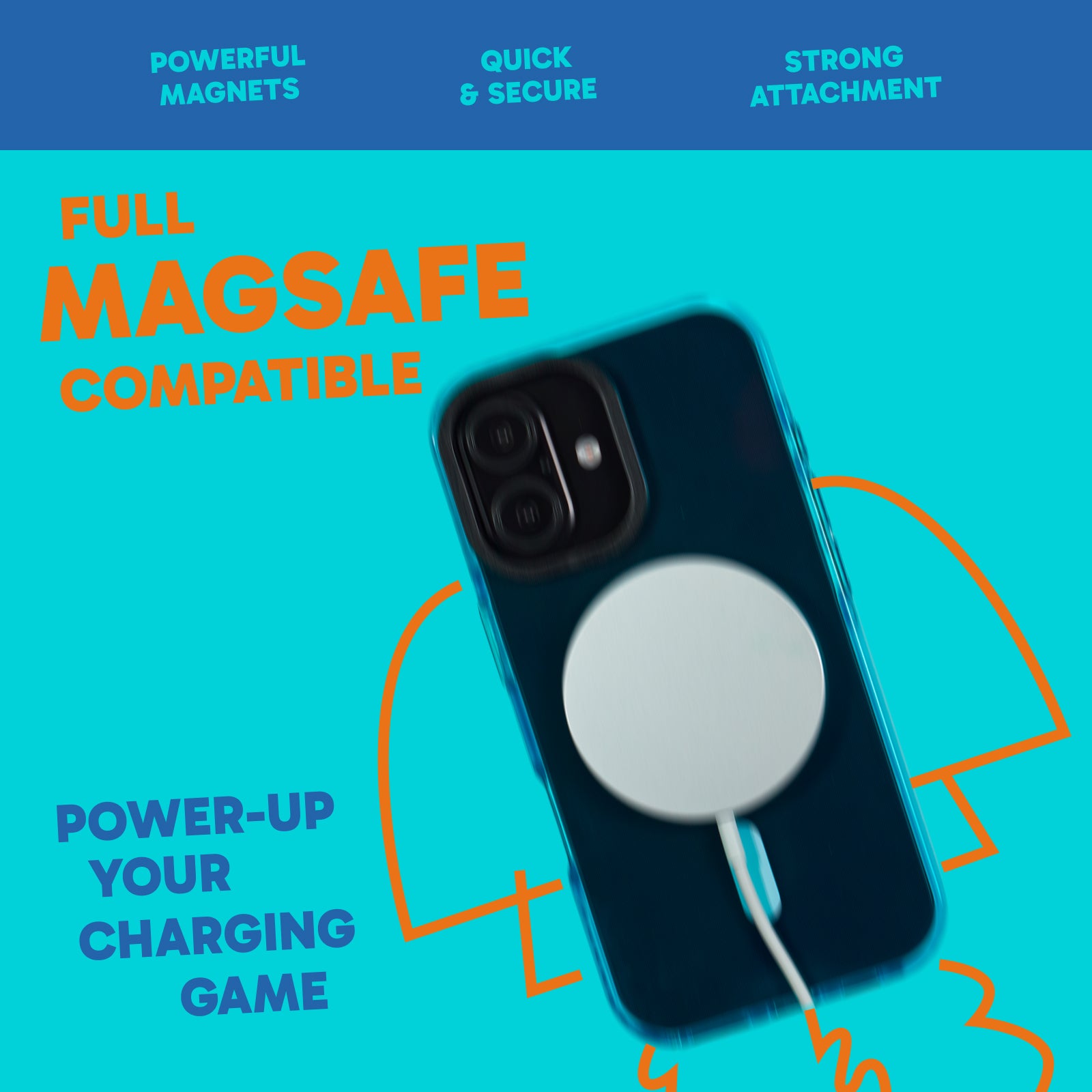Barrier Case w/ MagSafe for iPhone 16 Plus - Brilliant Blue Sky