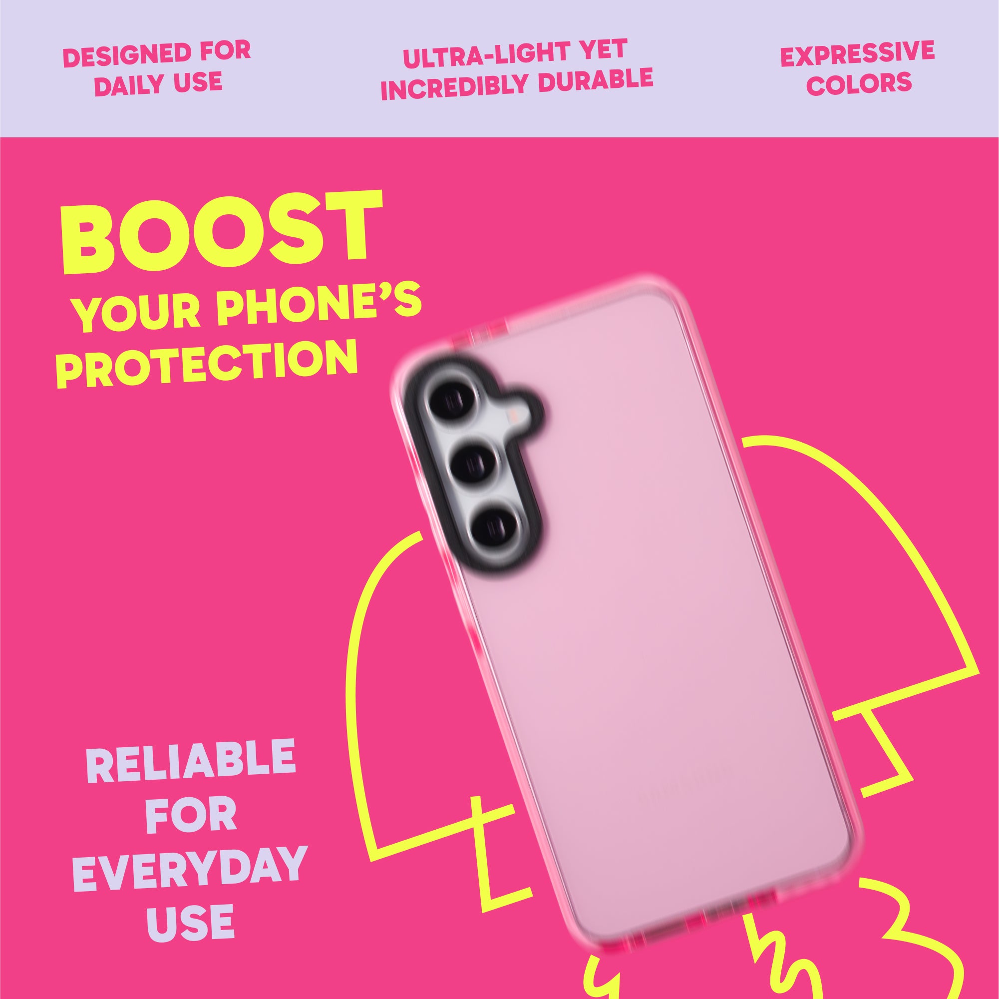 Barrier Case for Galaxy S25 - Subtle Pink Peach