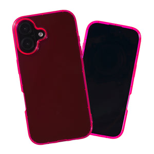 Highlighter Case for iPhone 16 - Eye-Catching Hot Pink