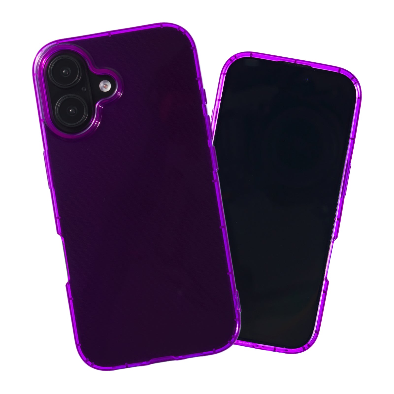 Highlighter Case for iPhone 16 Plus - Saturated Vivid Purple