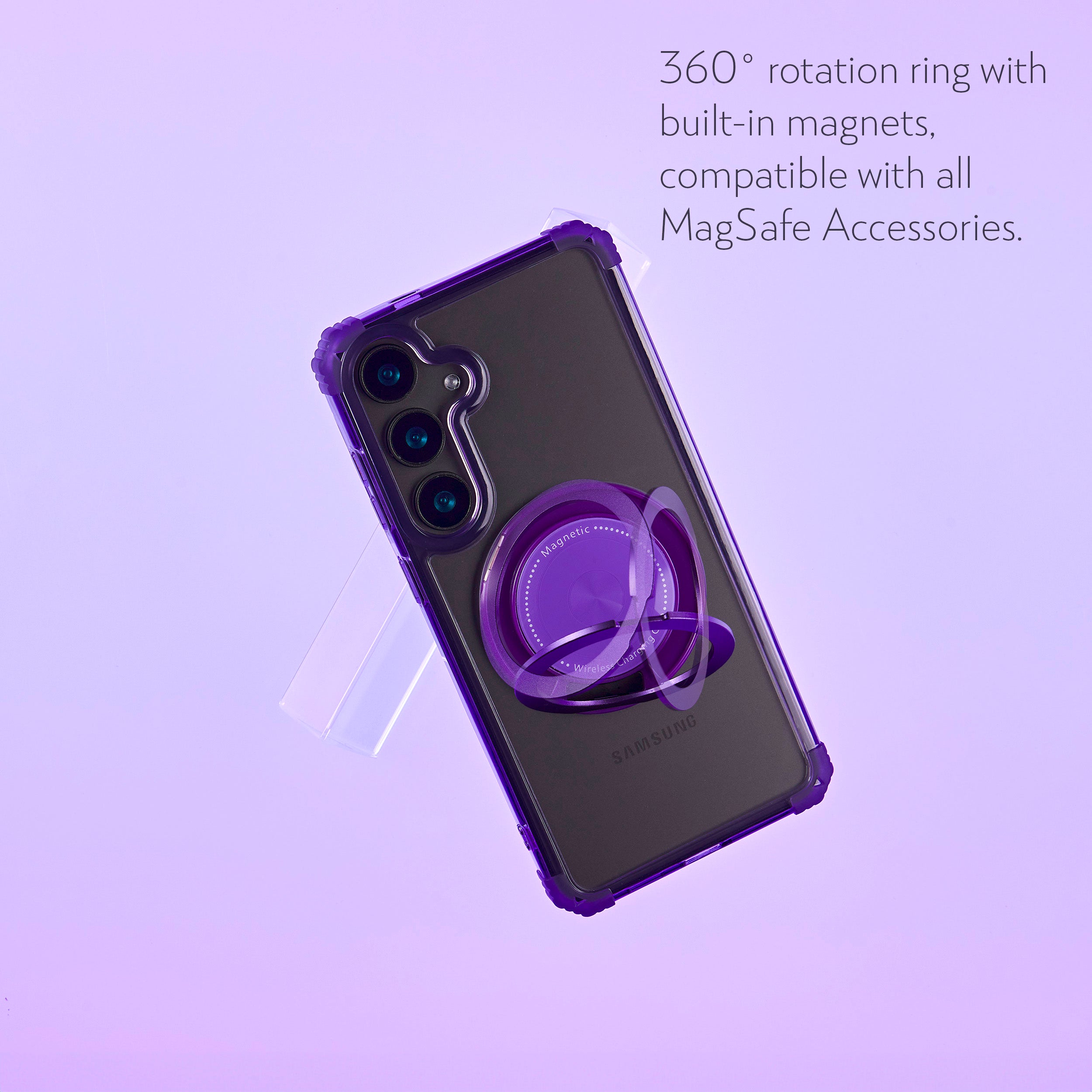 Revolve Case for Galaxy S24 Plus - Purple Eclipse