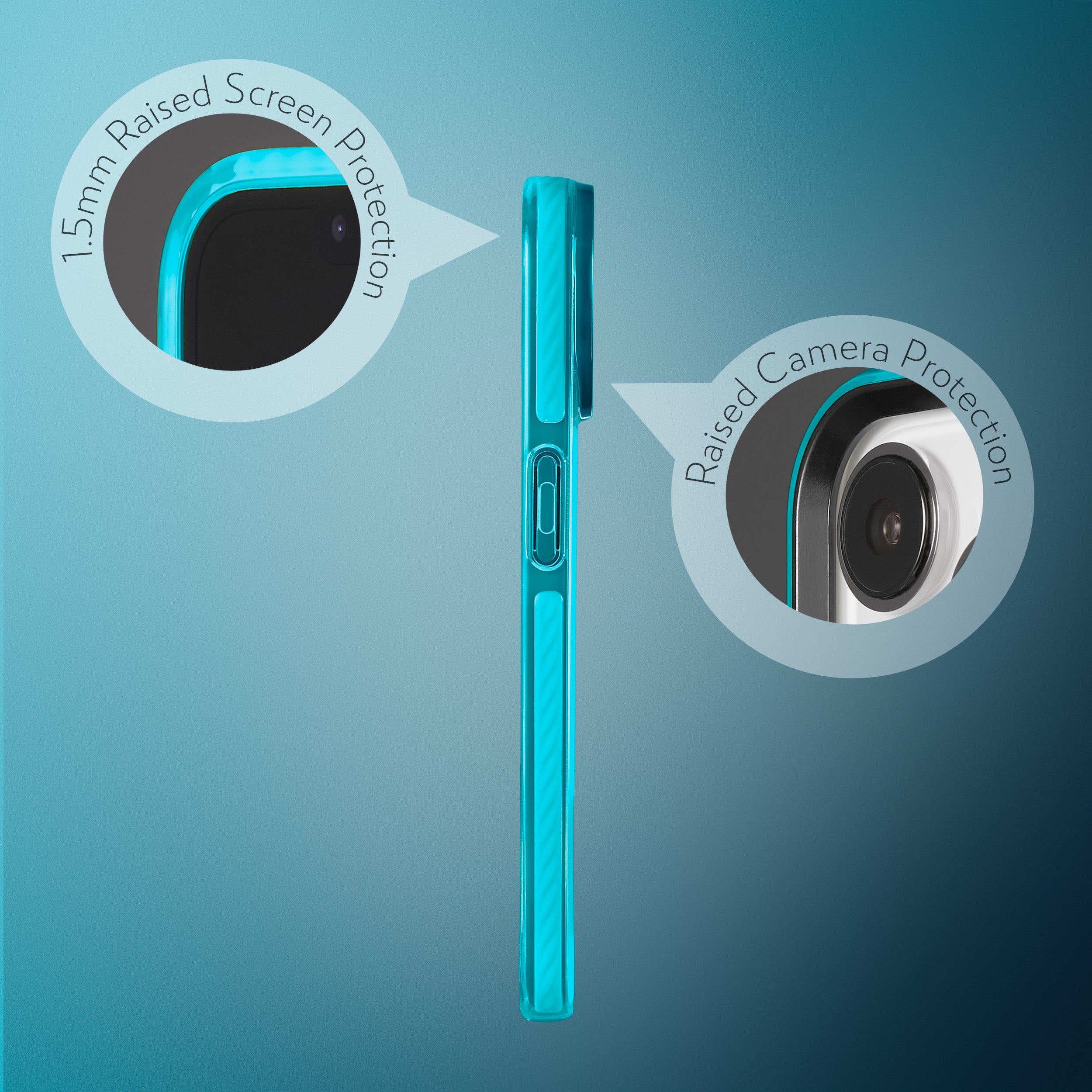 Barrier Case for iPhone 15 Plus - Brilliant Blue Sky