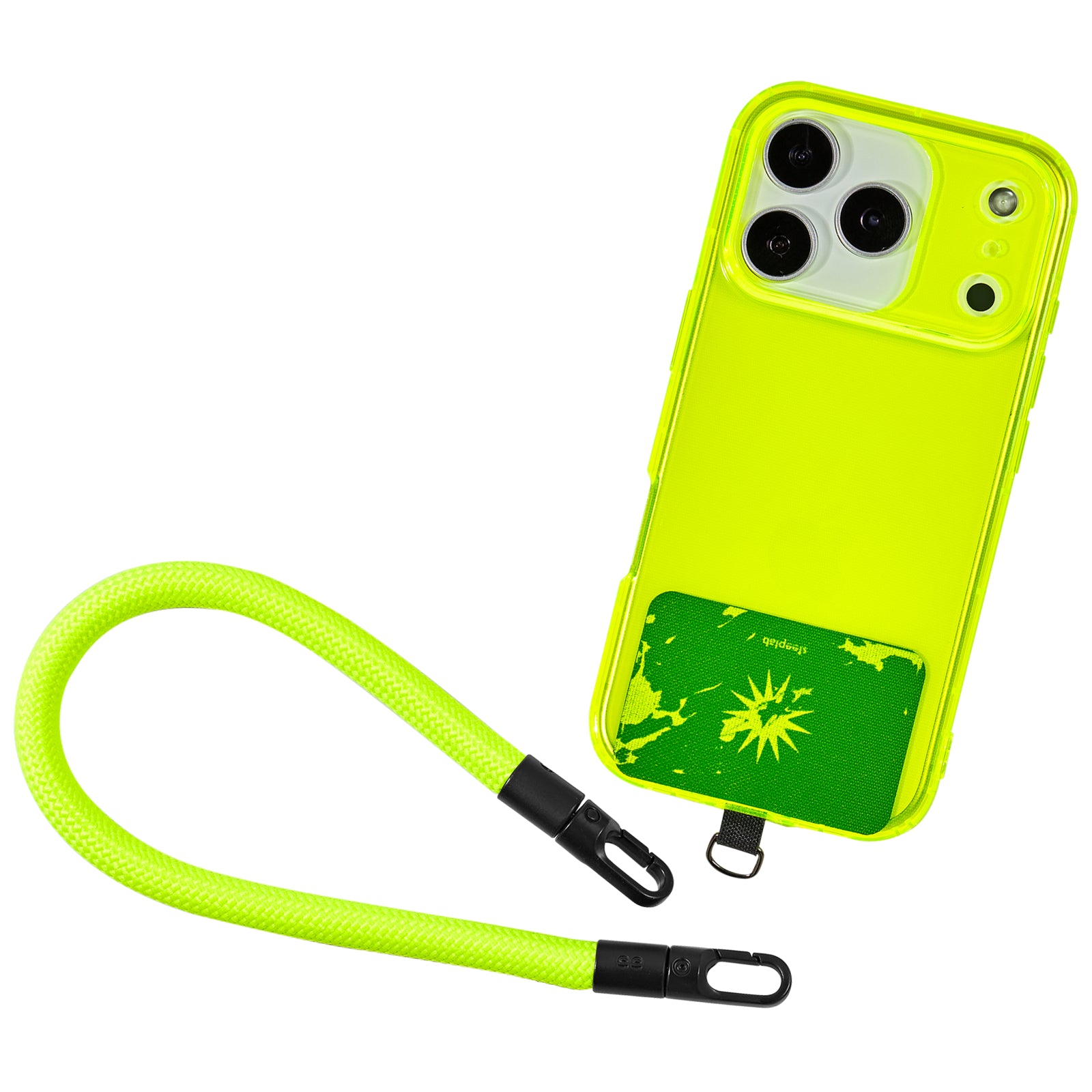 Highlighter iPhone 17 Pro Case + Freehand Wrist Lanyard Bundle - Hands-Free Carry
