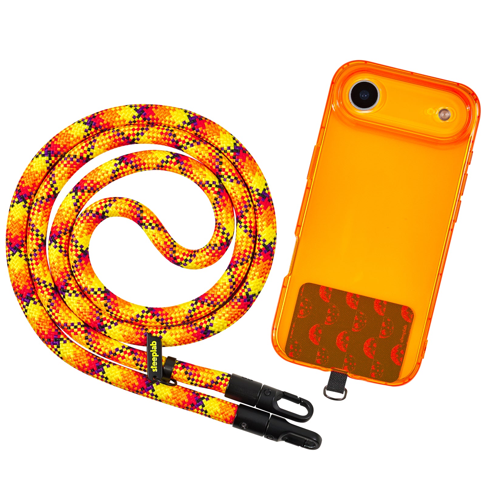 SteepLab Highlighter Case + Freehand Crossbody Lanyard Bundle for iPhone 17 Air