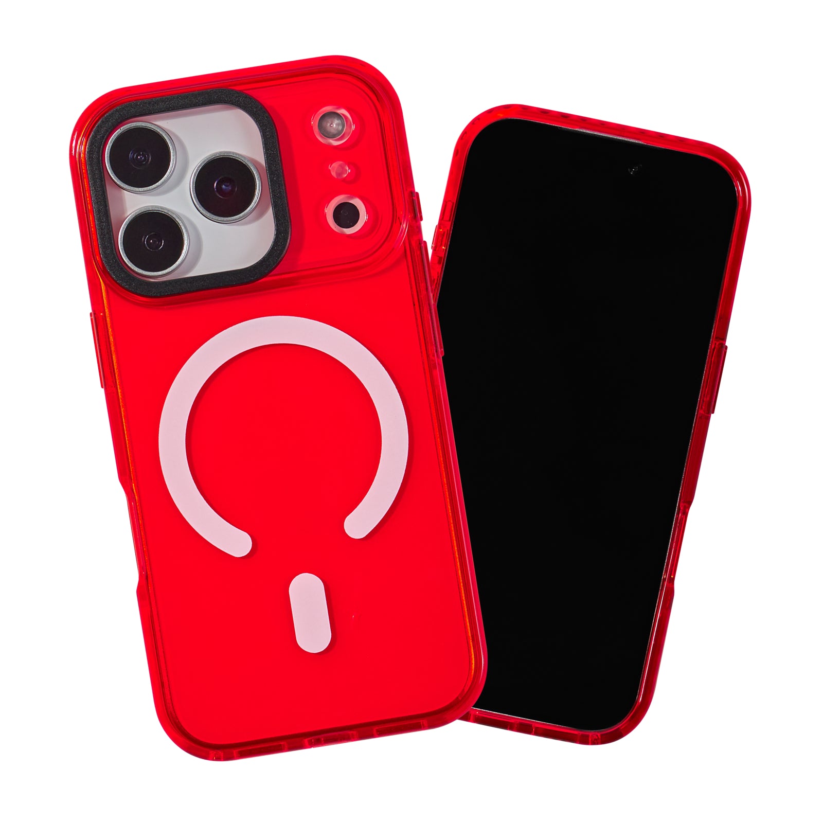 MagSafe Barrier Case for iPhone 17 Pro - Electric Red Strawberry