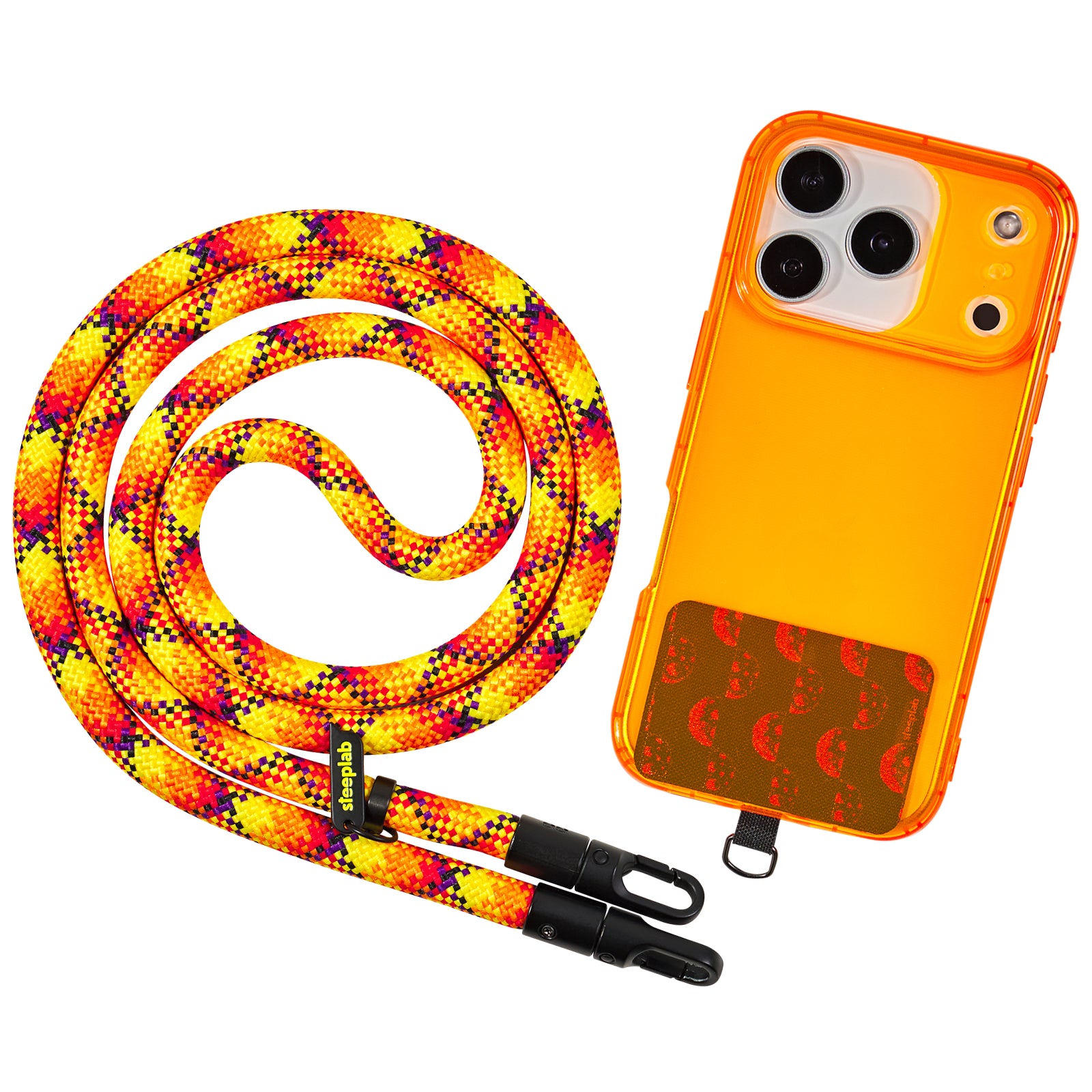 SteepLab Highlighter Case + Freehand Crossbody Lanyard Bundle for iPhone 17 Pro Max