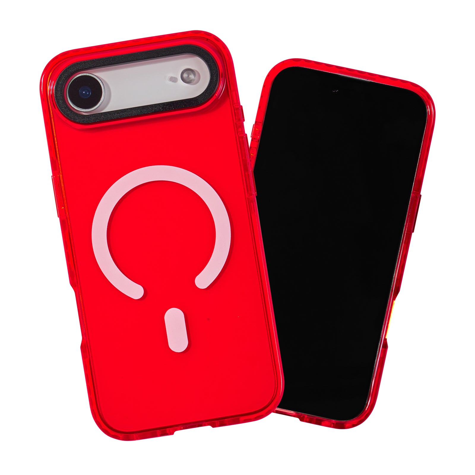 MagSafe Barrier Case for iPhone 17 Air - Electric Red Strawberry