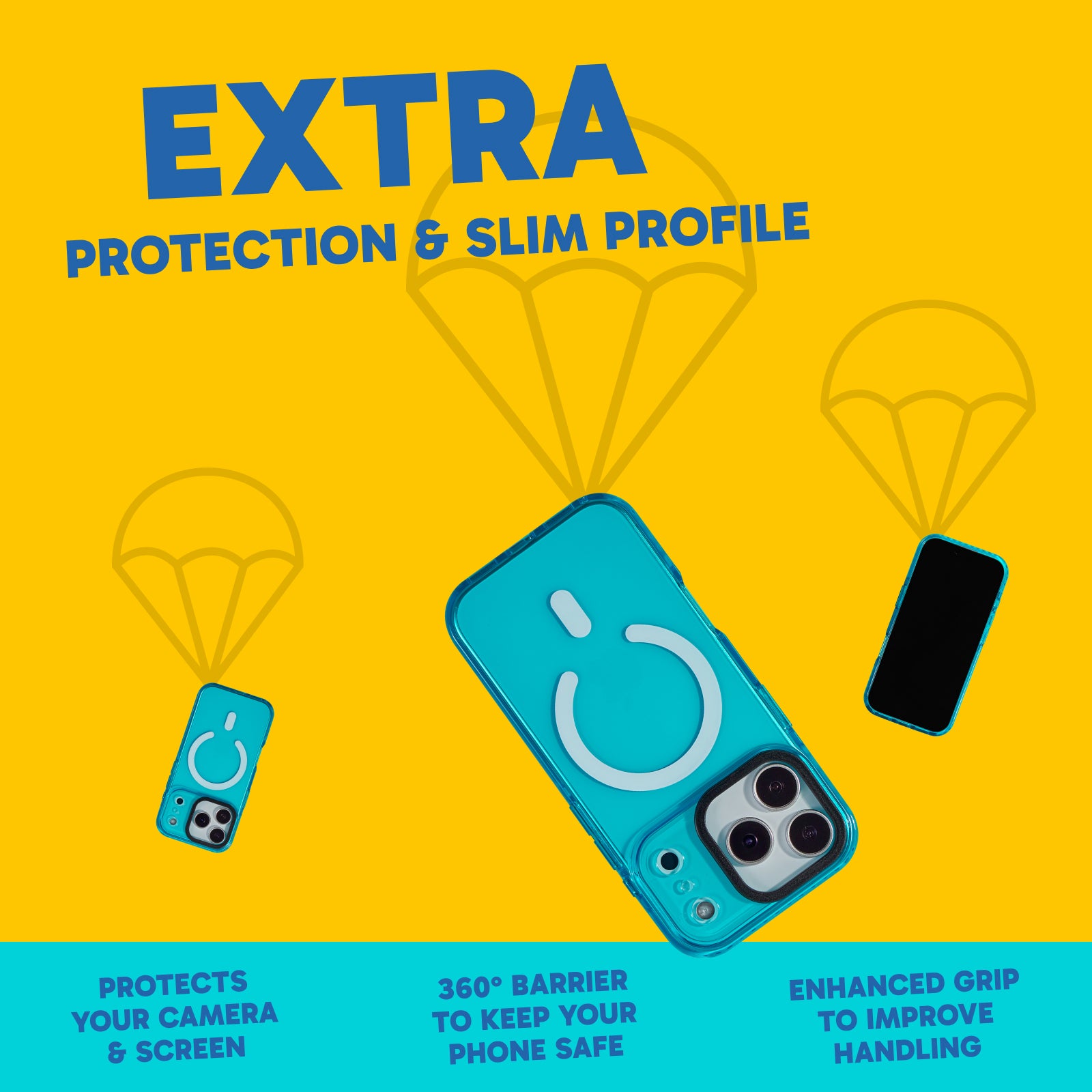 MagSafe Barrier Case for iPhone 17 Pro - Brilliant Blue Sky