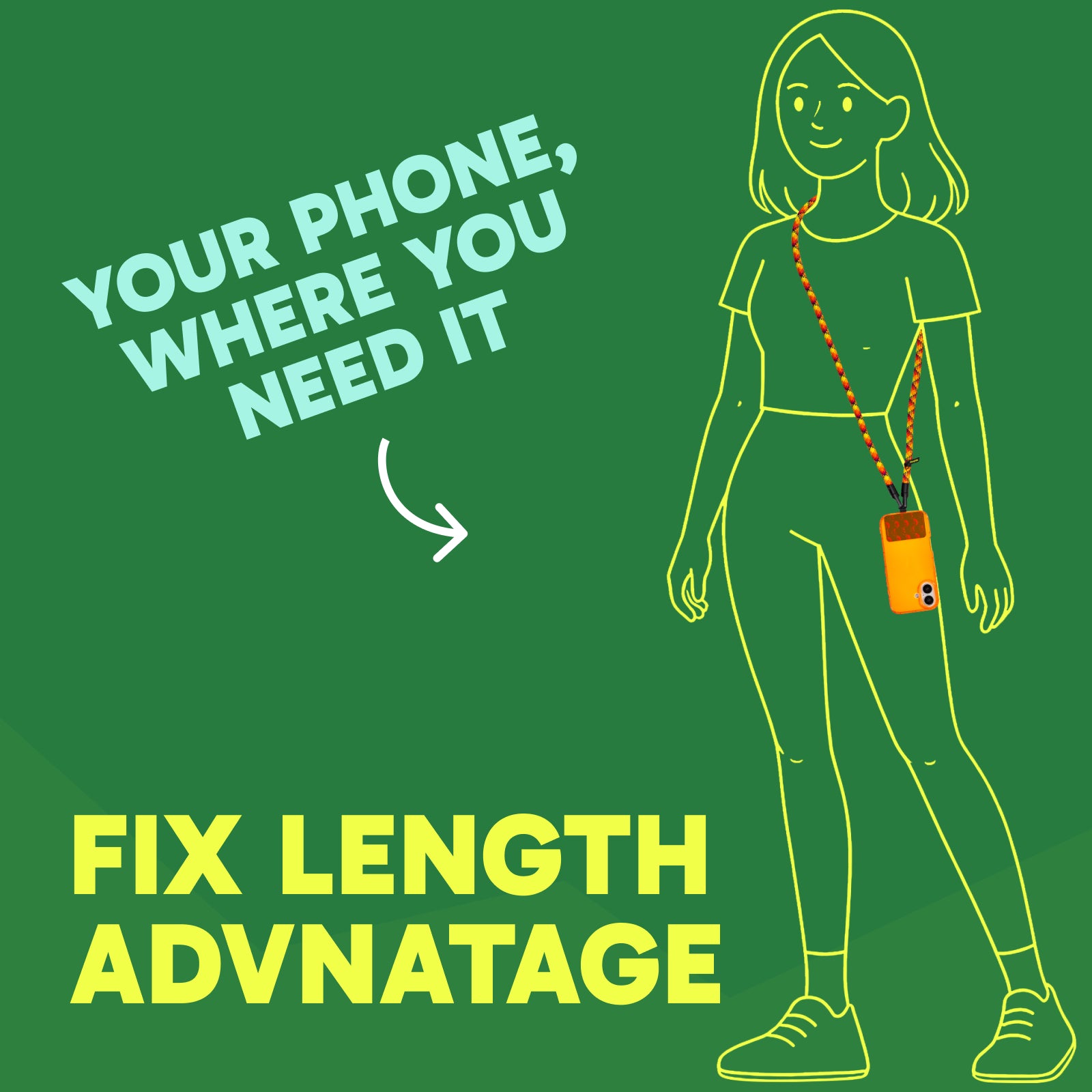 SteepLab Highlighter Case + Freehand Crossbody Lanyard Bundle for iPhone 17