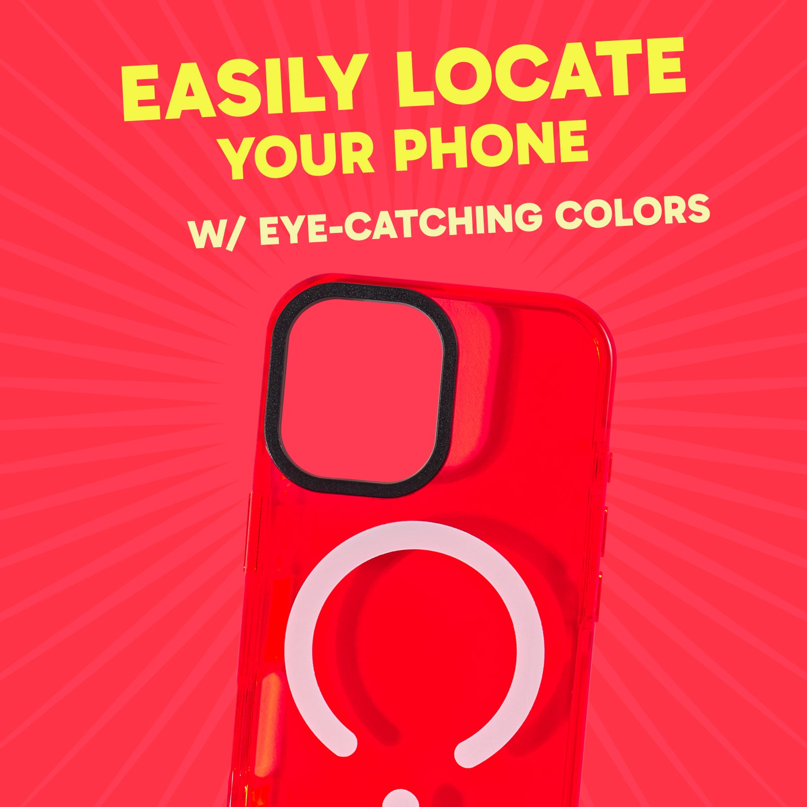 MagSafe Barrier Case for iPhone 17 - Electric Red Strawberry