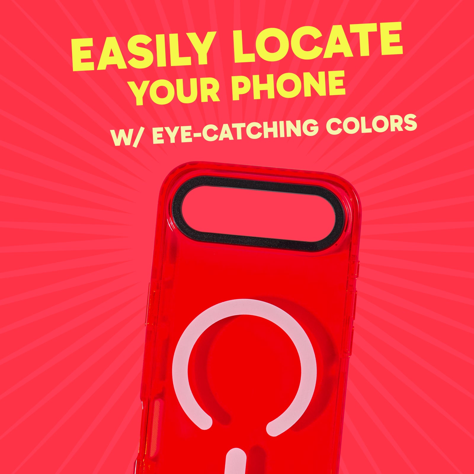 MagSafe Barrier Case for iPhone 17 Air - Electric Red Strawberry