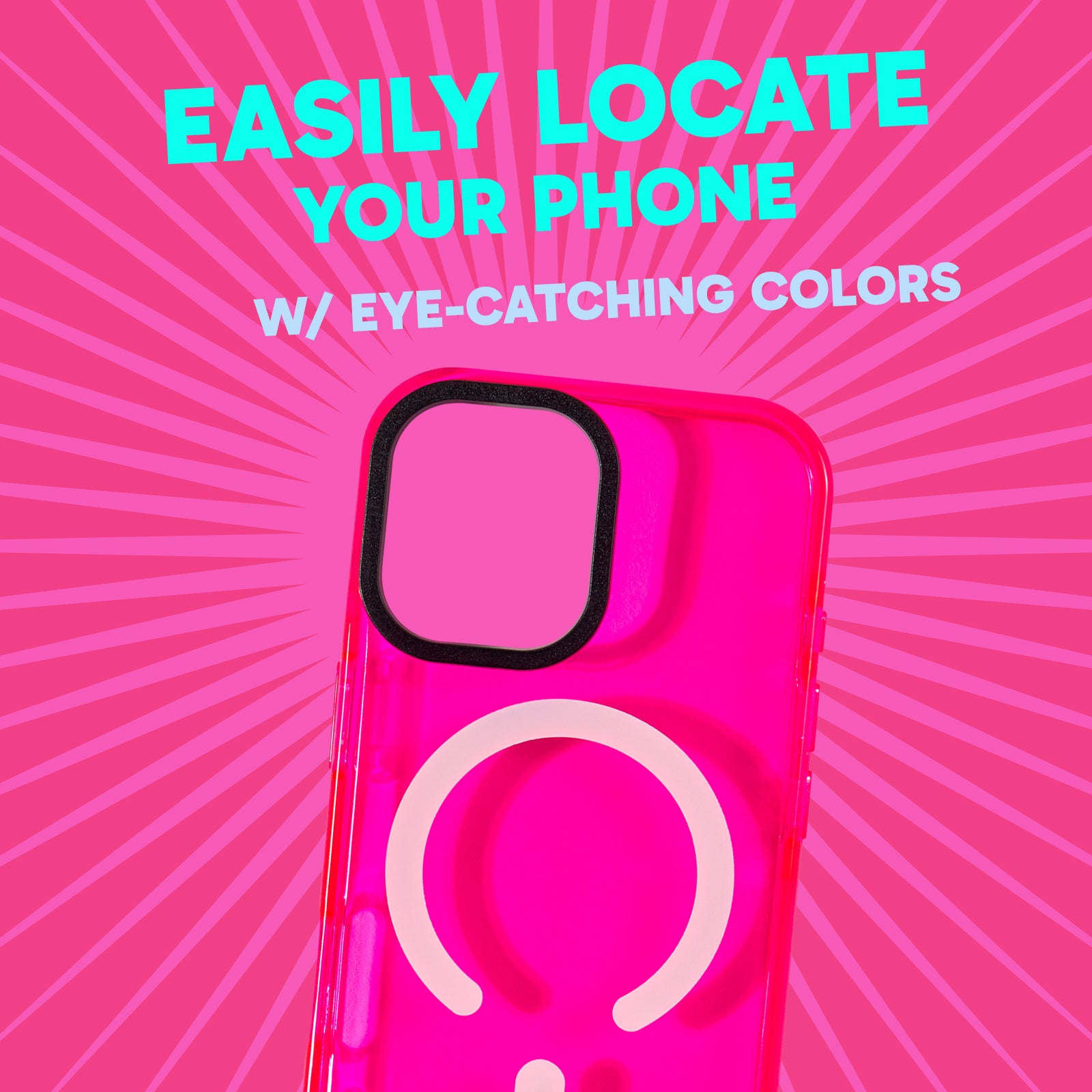 MagSafe Barrier Case for iPhone 17 - Radiant Hot Pink