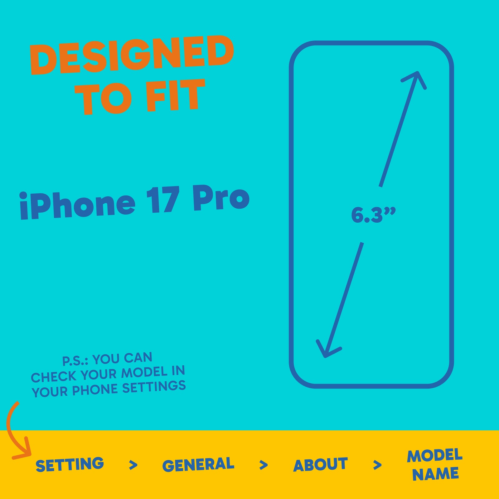 MagSafe Barrier Case for iPhone 17 Pro - Brilliant Blue Sky