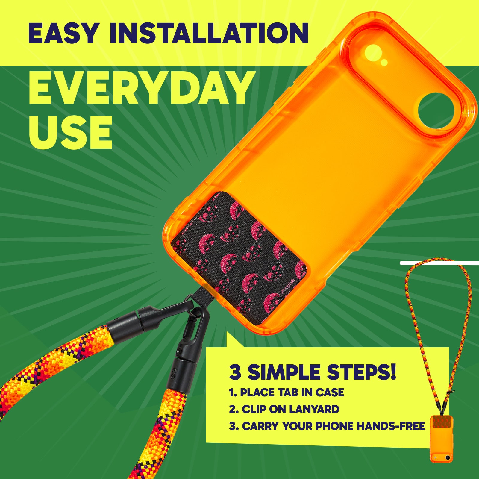 SteepLab Highlighter Case + Freehand Crossbody Lanyard Bundle for iPhone 17 Air