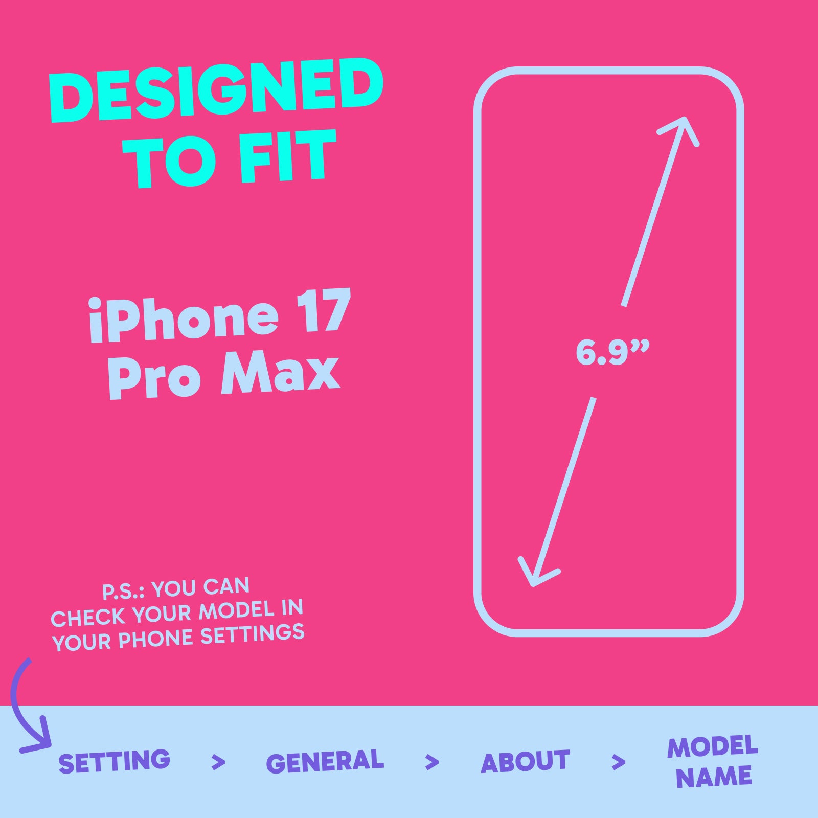 MagSafe Barrier Case for iPhone 17 Pro Max - Radiant Hot Pink