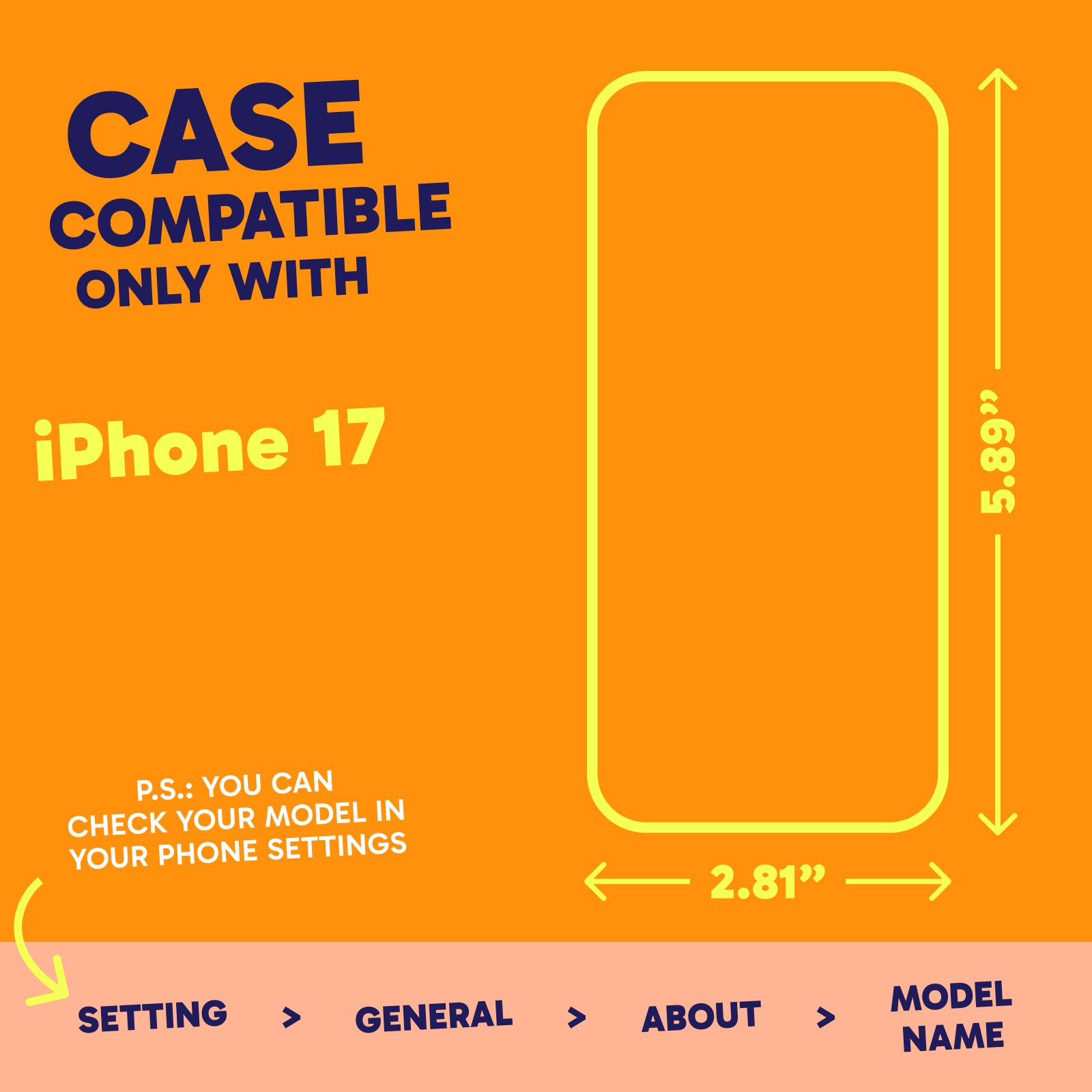 Highlighter Case for iPhone 17