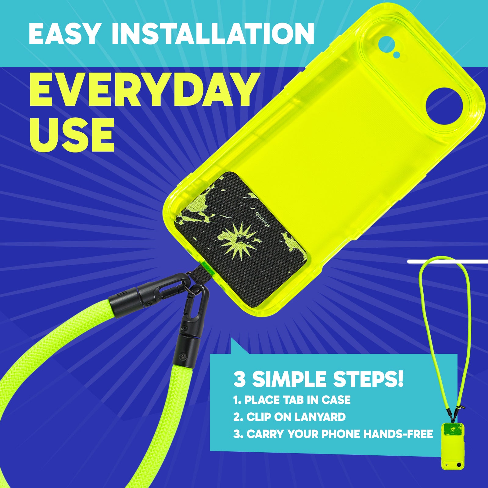 SteepLab Highlighter Case + Freehand Crossbody Lanyard Bundle for iPhone 17 Air