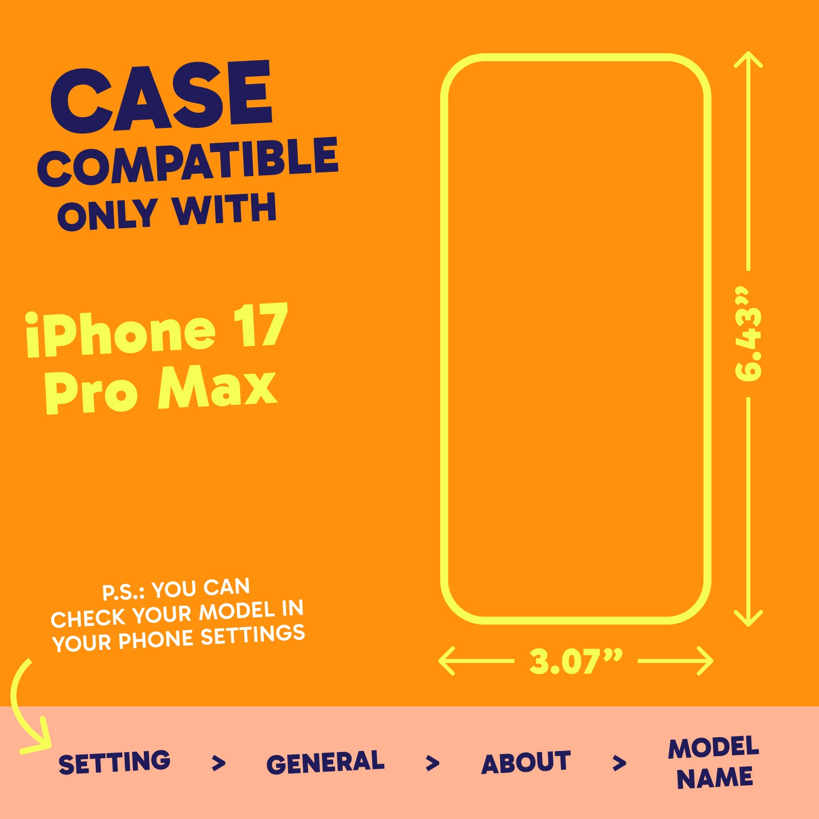 Highlighter Case for iPhone 17 Pro Max