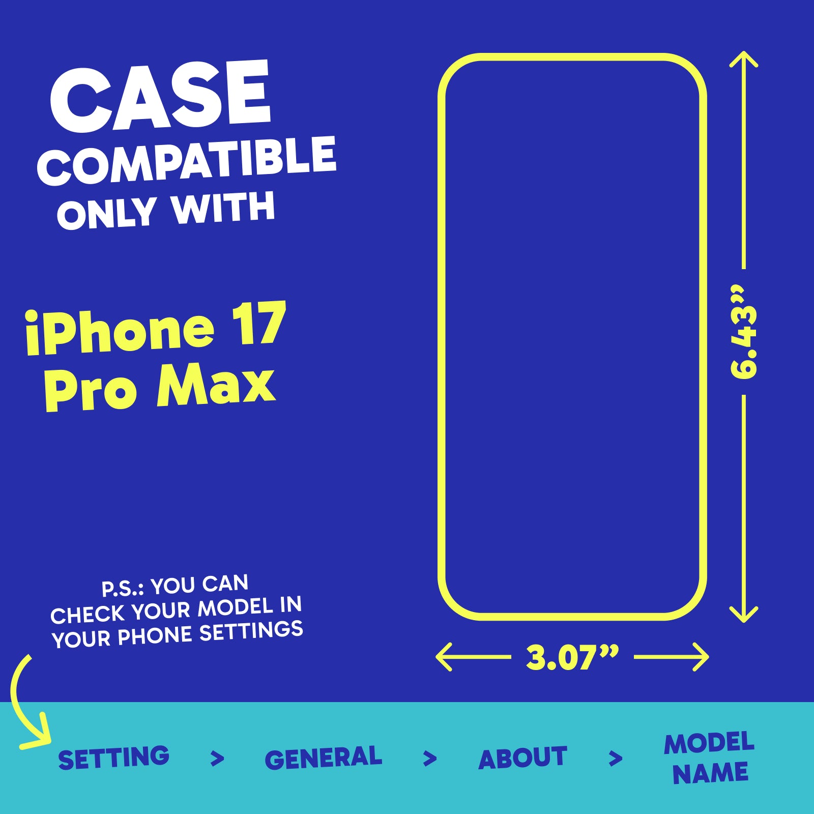 Highlighter Case for iPhone 17 Pro Max