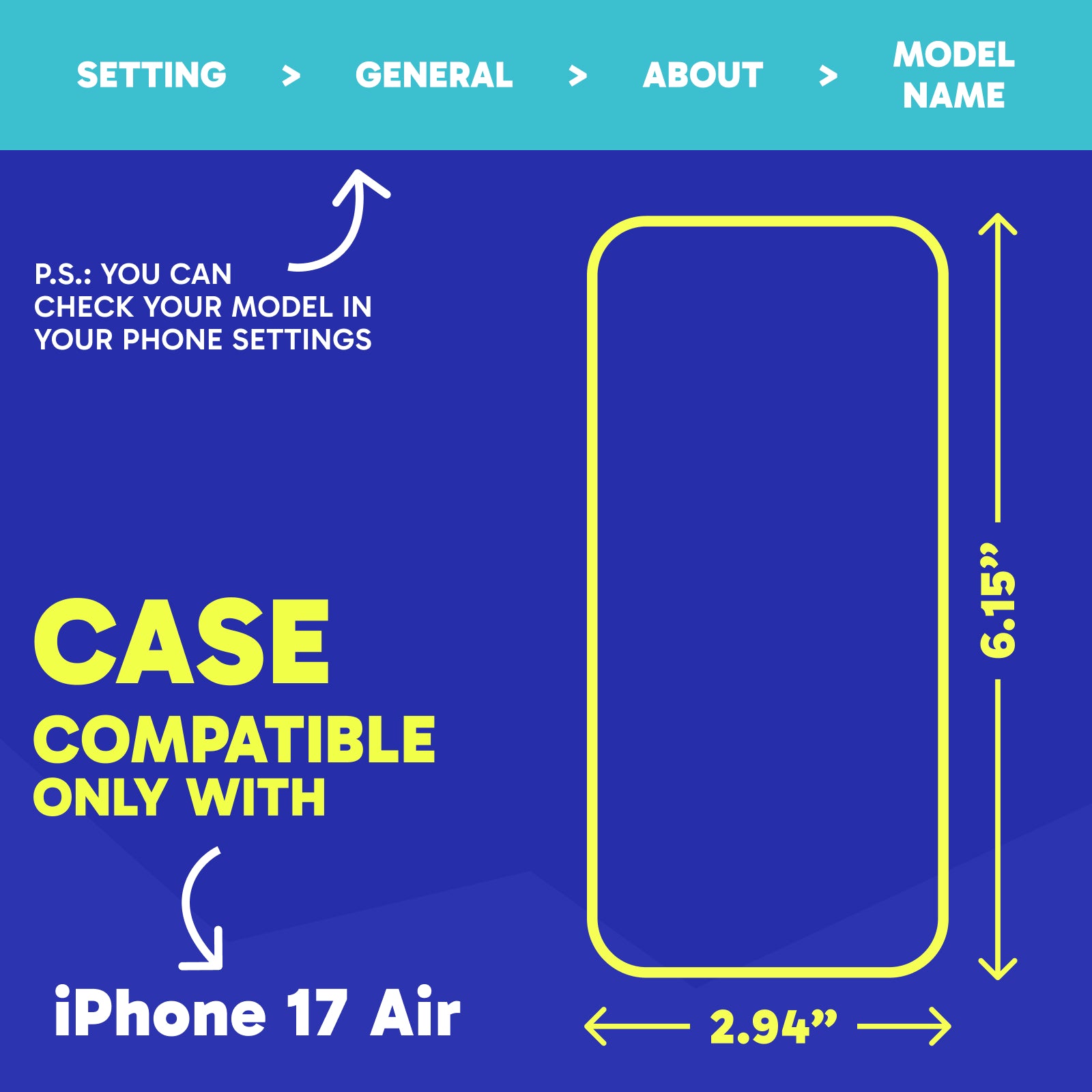 SteepLab Highlighter Case + Freehand Crossbody Lanyard Bundle for iPhone 17 Air