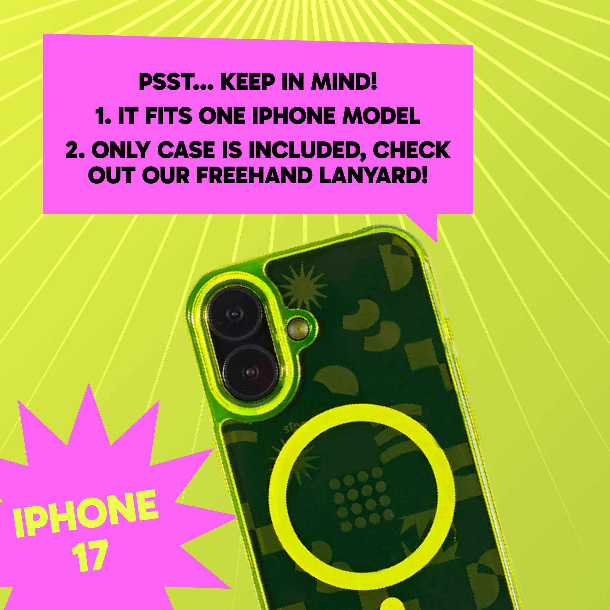 Freehand Case + Canvas Cover Bundle for iPhone 17 - Magnetic Interchangeable Cover