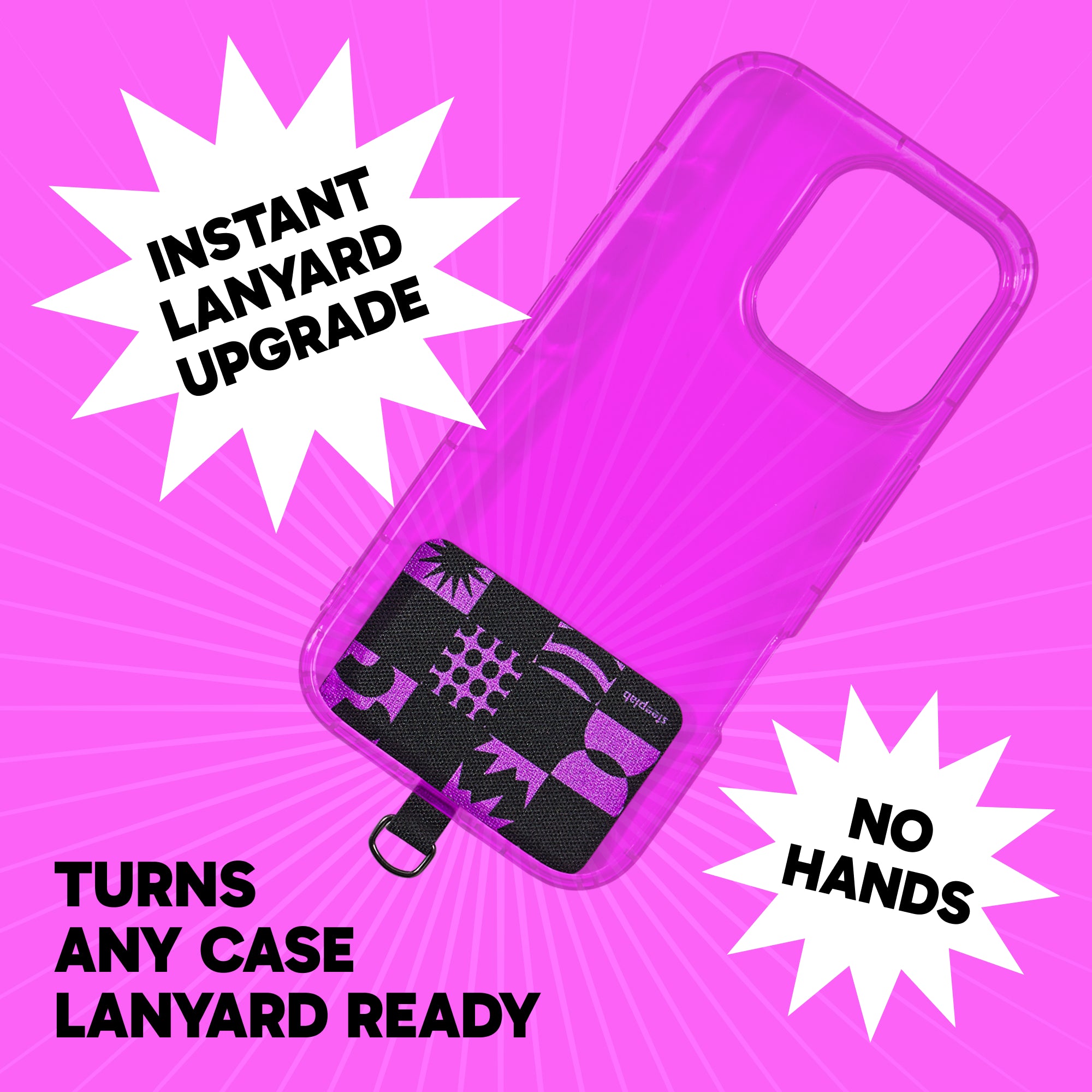 Freehand GoTab - Universal Phone Lanyard Tab ( Pack of 2)