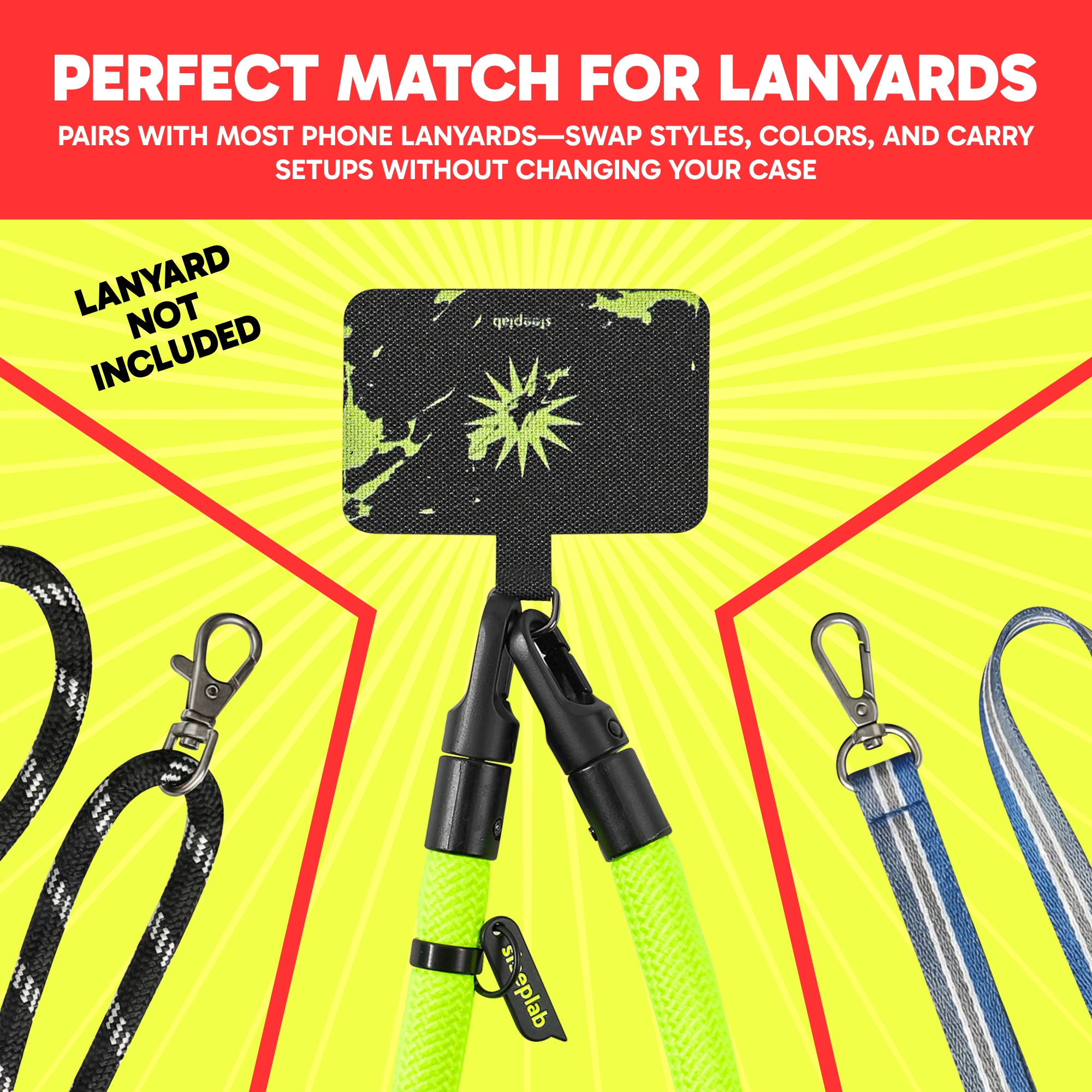 Freehand GoTab - Universal Phone Lanyard Tab ( Pack of 2)